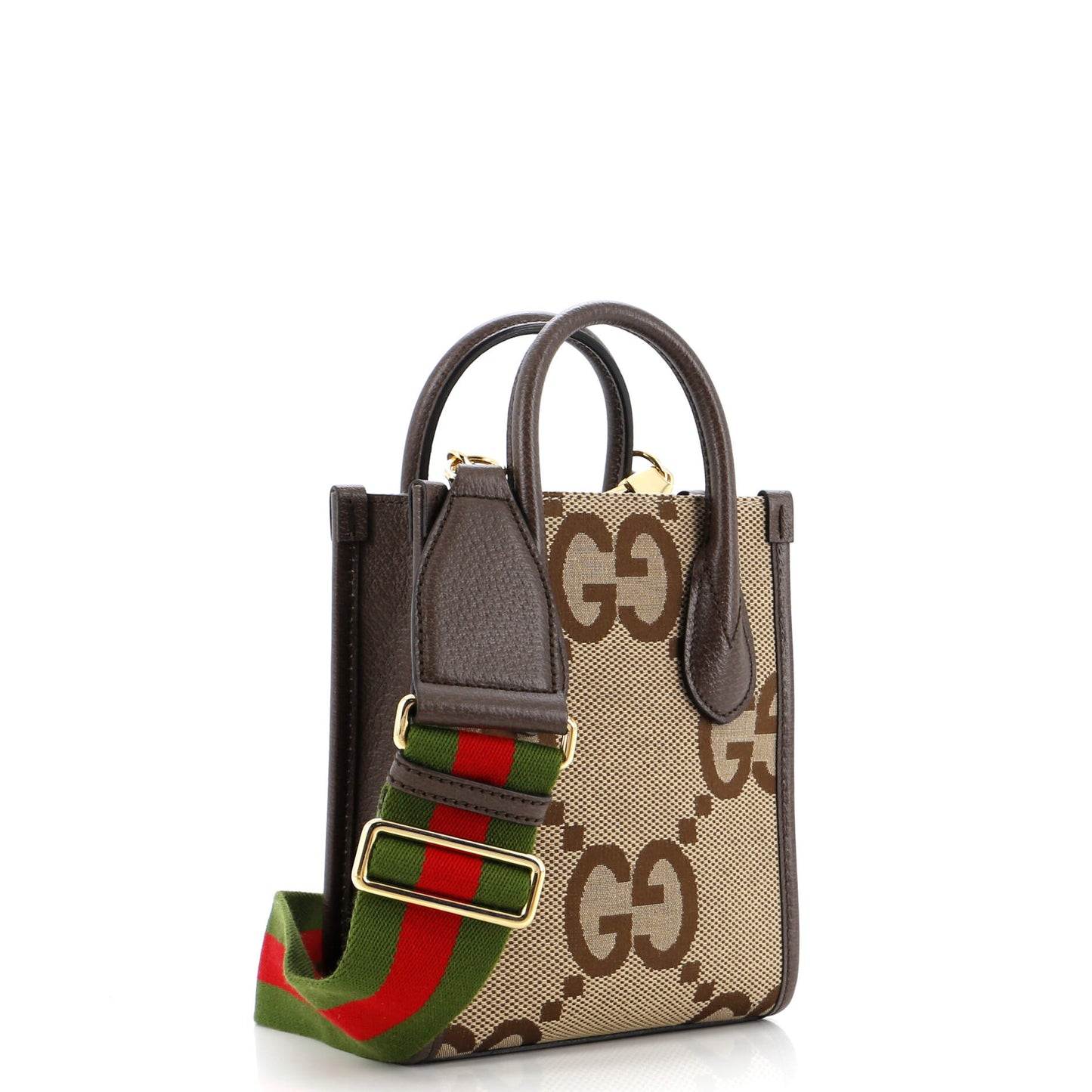 Vertical Tote Jumbo GG Canvas Mini