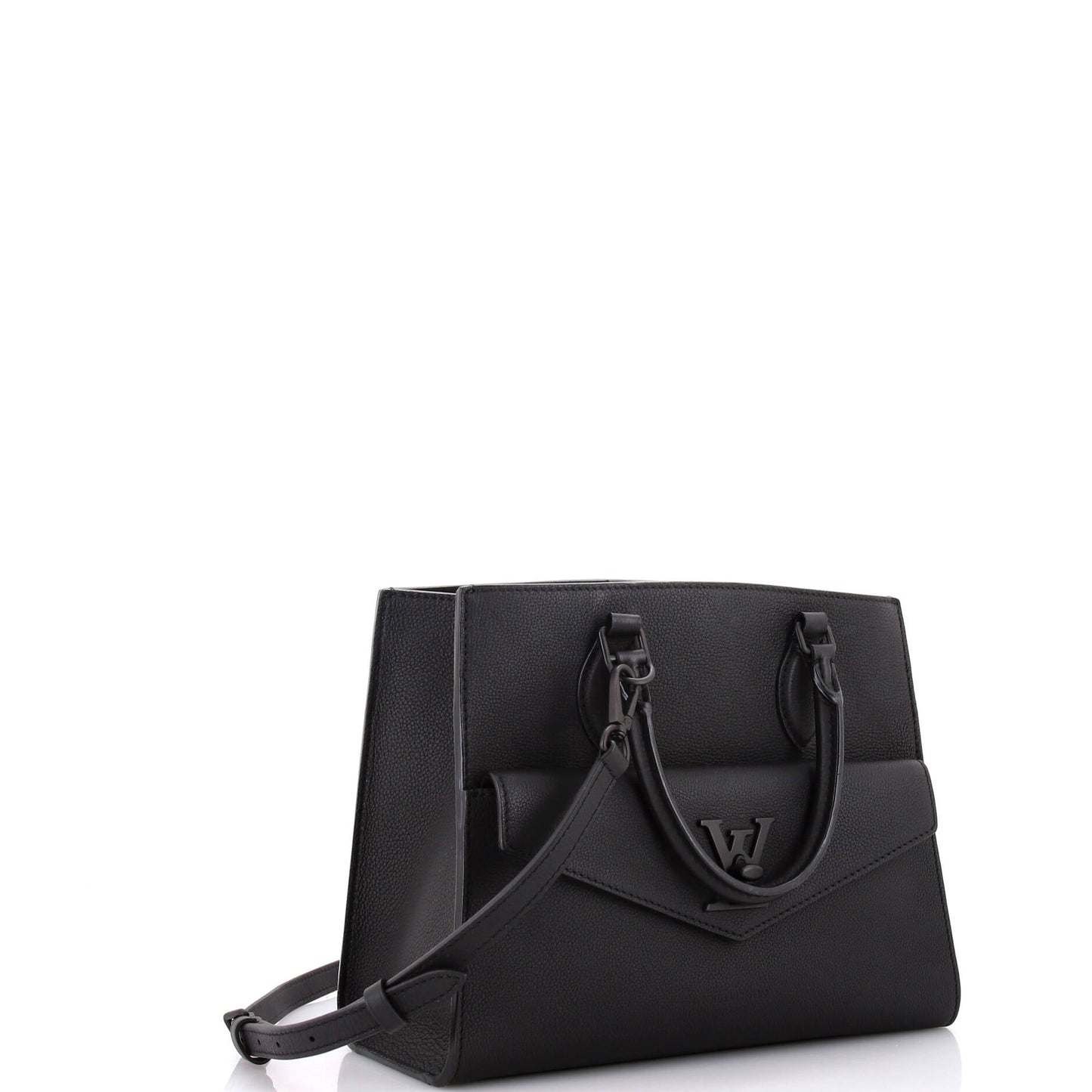 Lockme Monochrome Tote Leather PM