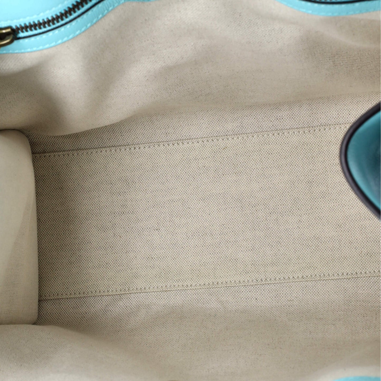 Structured Top Handle Open Tote Printed GG Coated Canvas Small