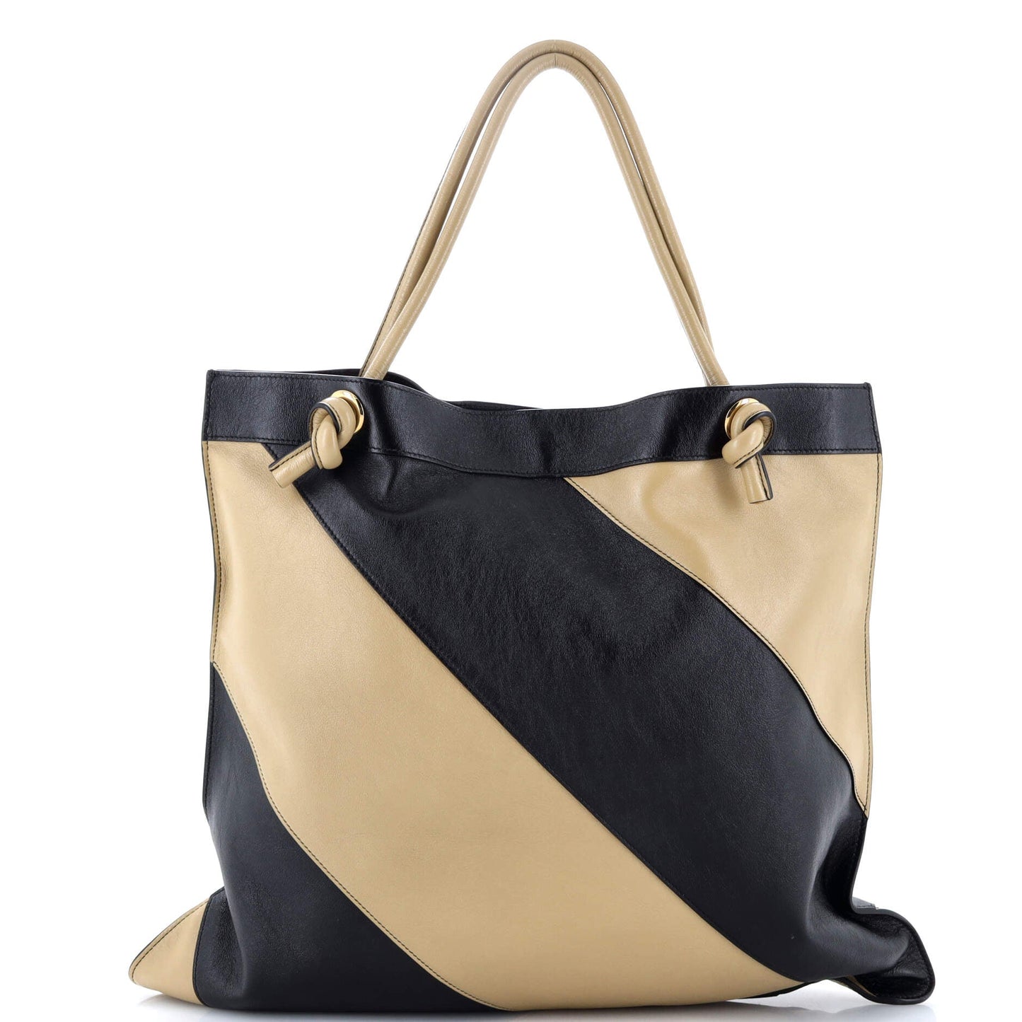 Zumi Tote Striped Leather Large