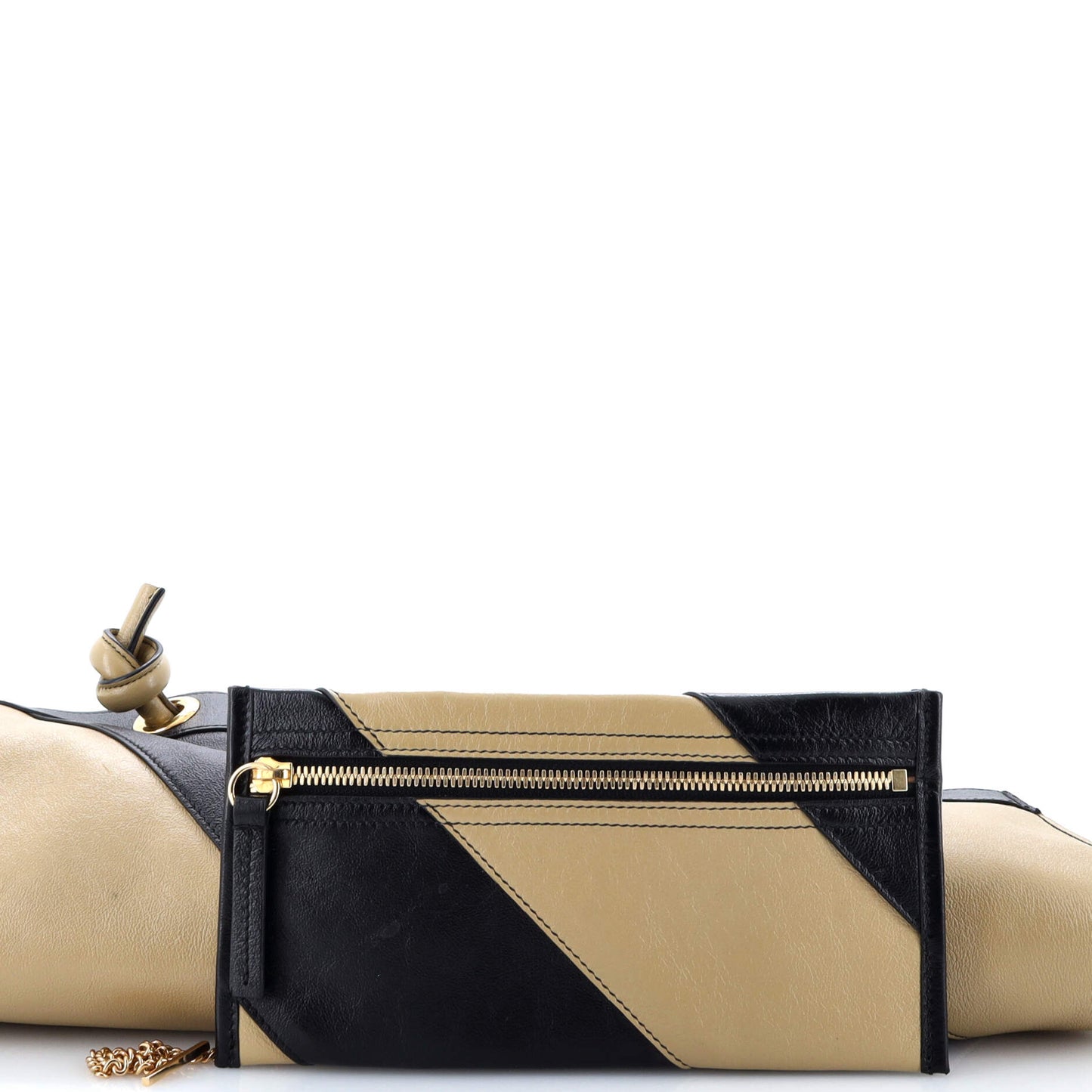 Zumi Tote Striped Leather Large