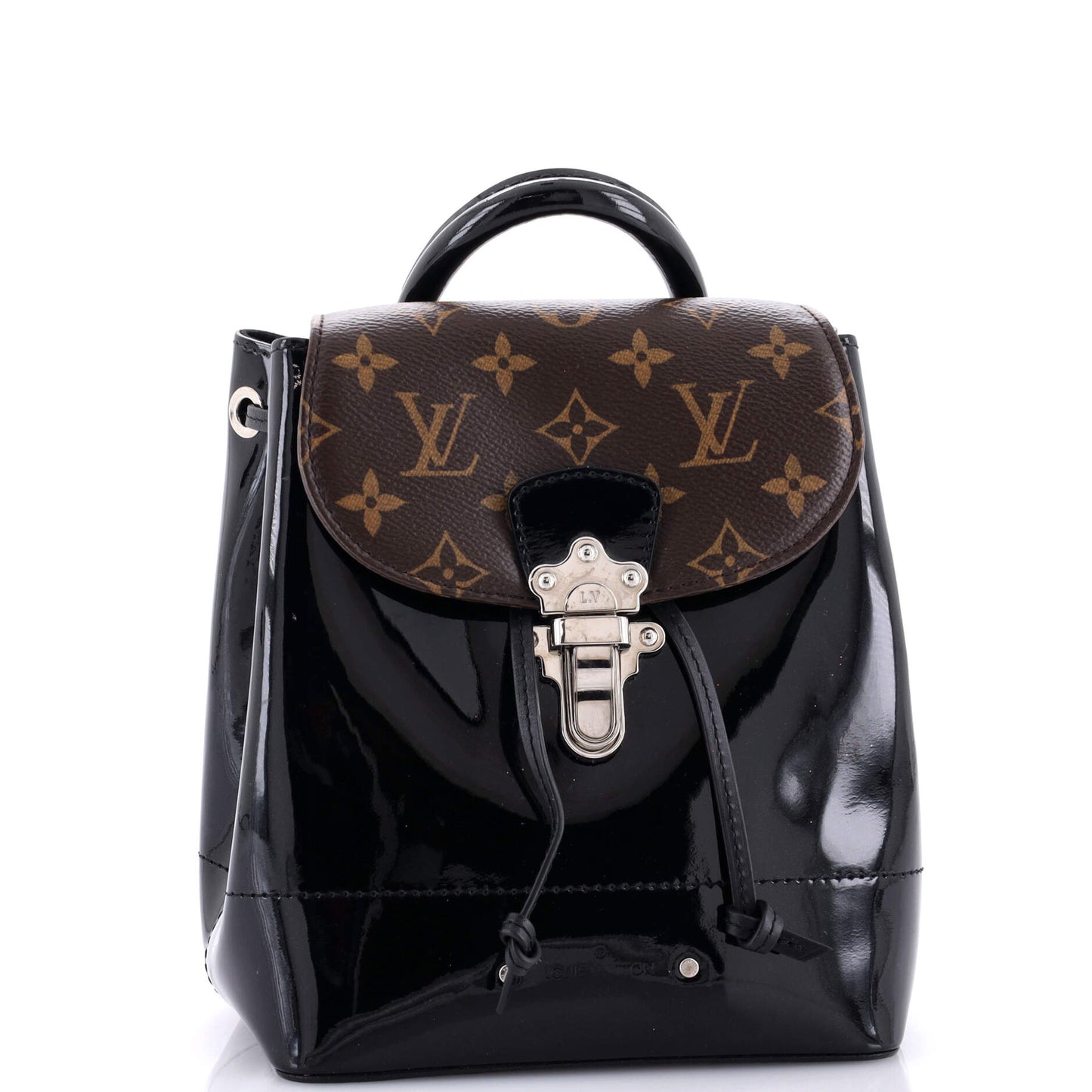 Hot Springs Backpack Vernis with Monogram Canvas