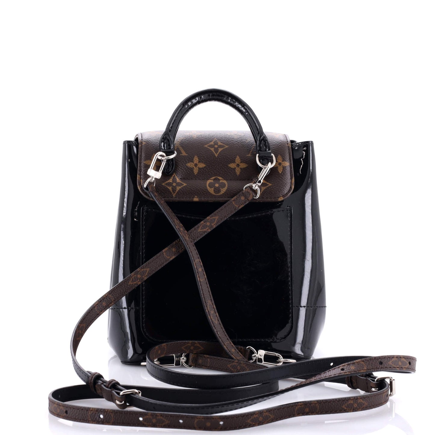 Hot Springs Backpack Vernis with Monogram Canvas