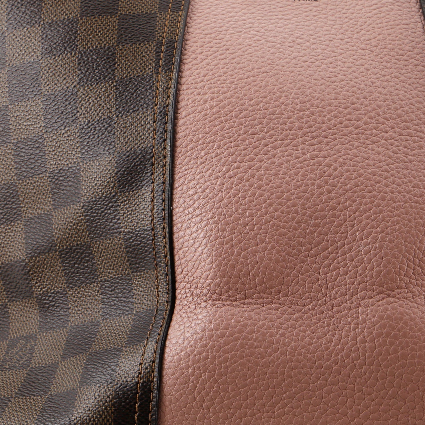 Jersey Handbag Damier with Leather
