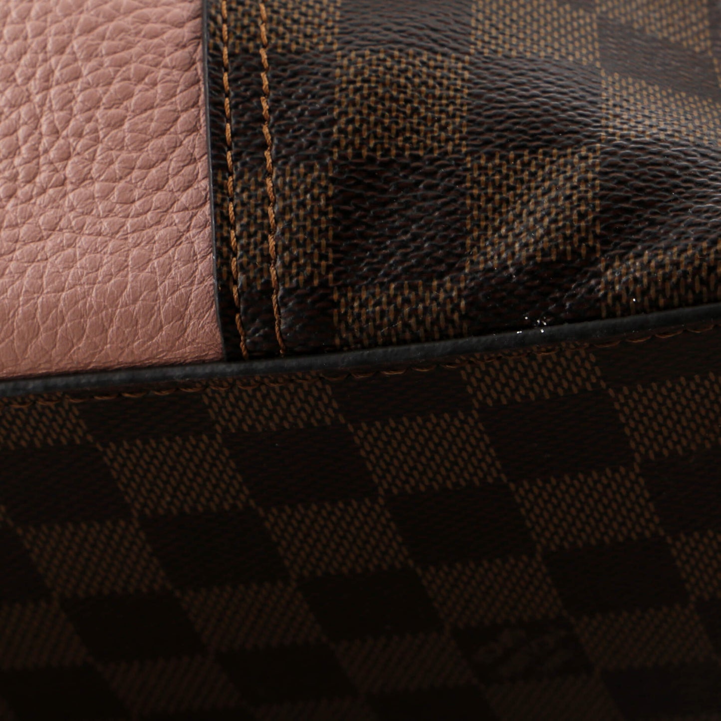 Jersey Handbag Damier with Leather