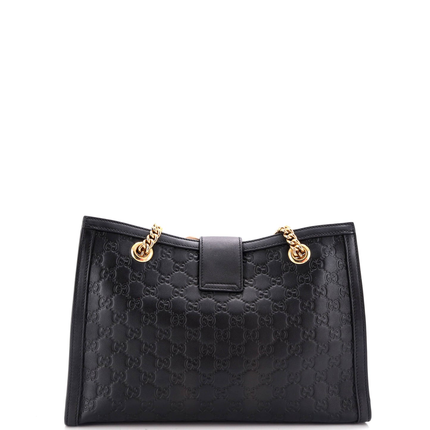 Padlock Chain Tote Guccissima Leather Medium