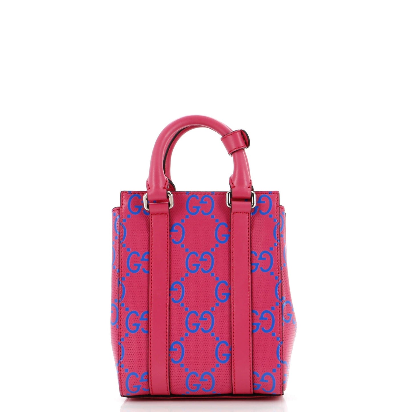 Convertible Open Tote GG Embossed Perforated Leather Mini