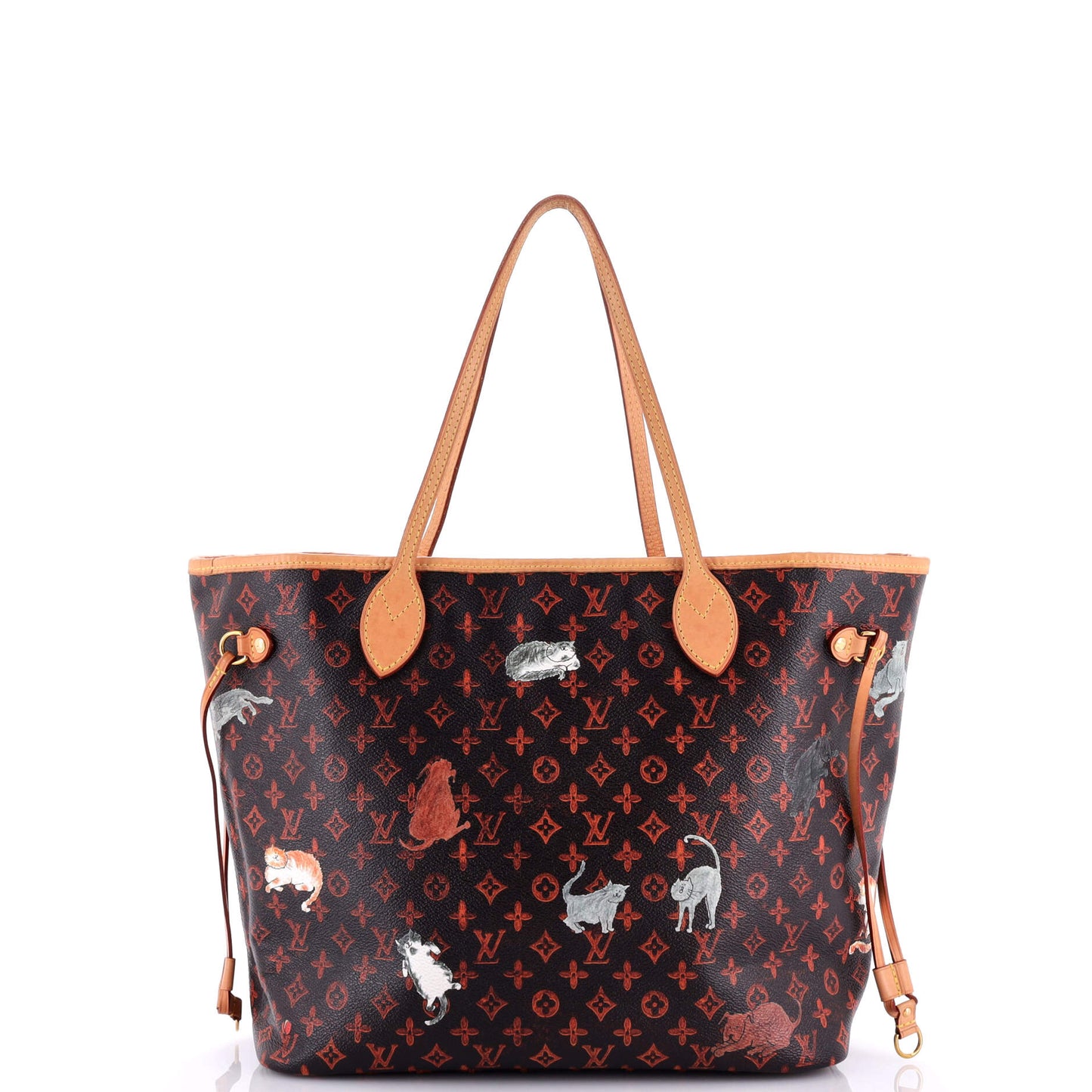 Neverfull NM Tote Limited Edition Grace Coddington Catogram Canvas MM