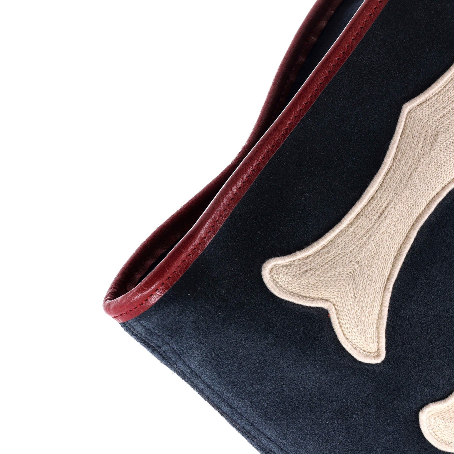 Rajah Chain Tote Suede with Applique Large