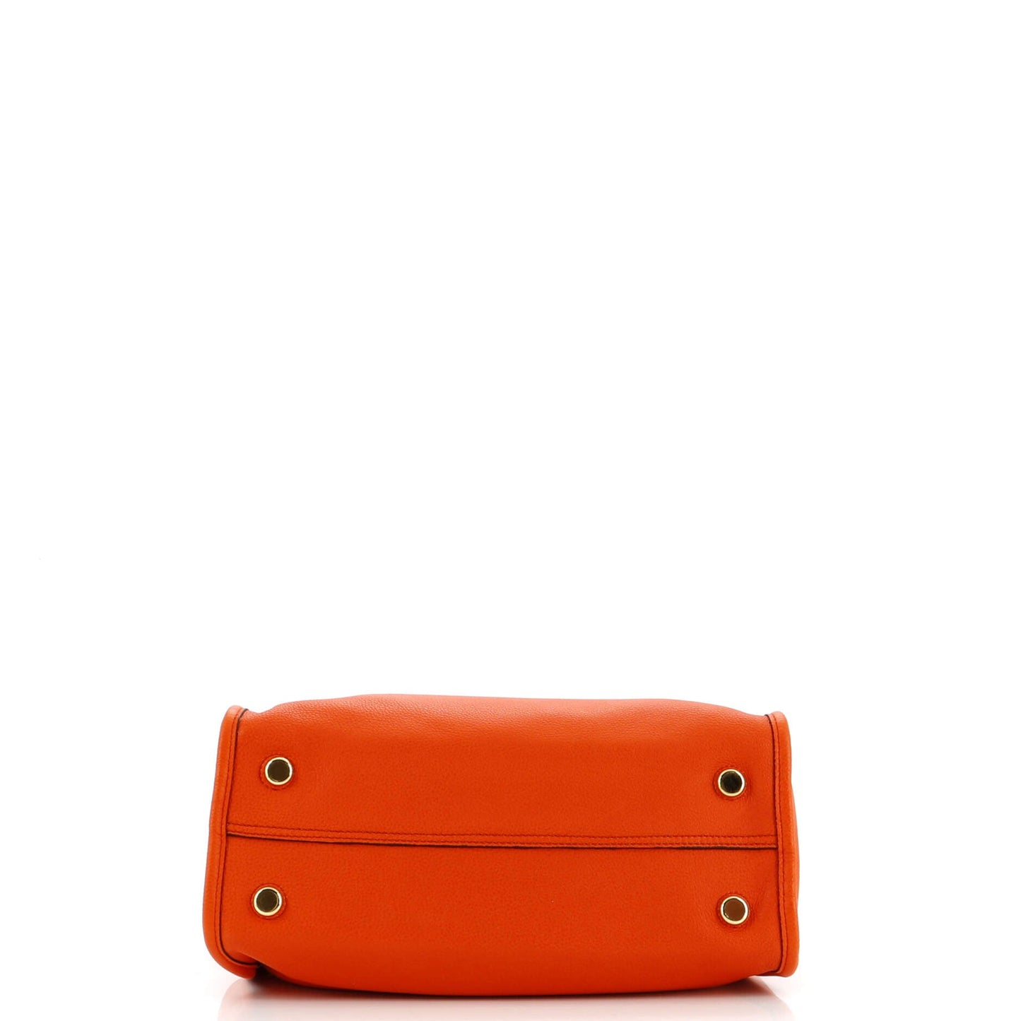 Logo Tote Embossed Leather Small