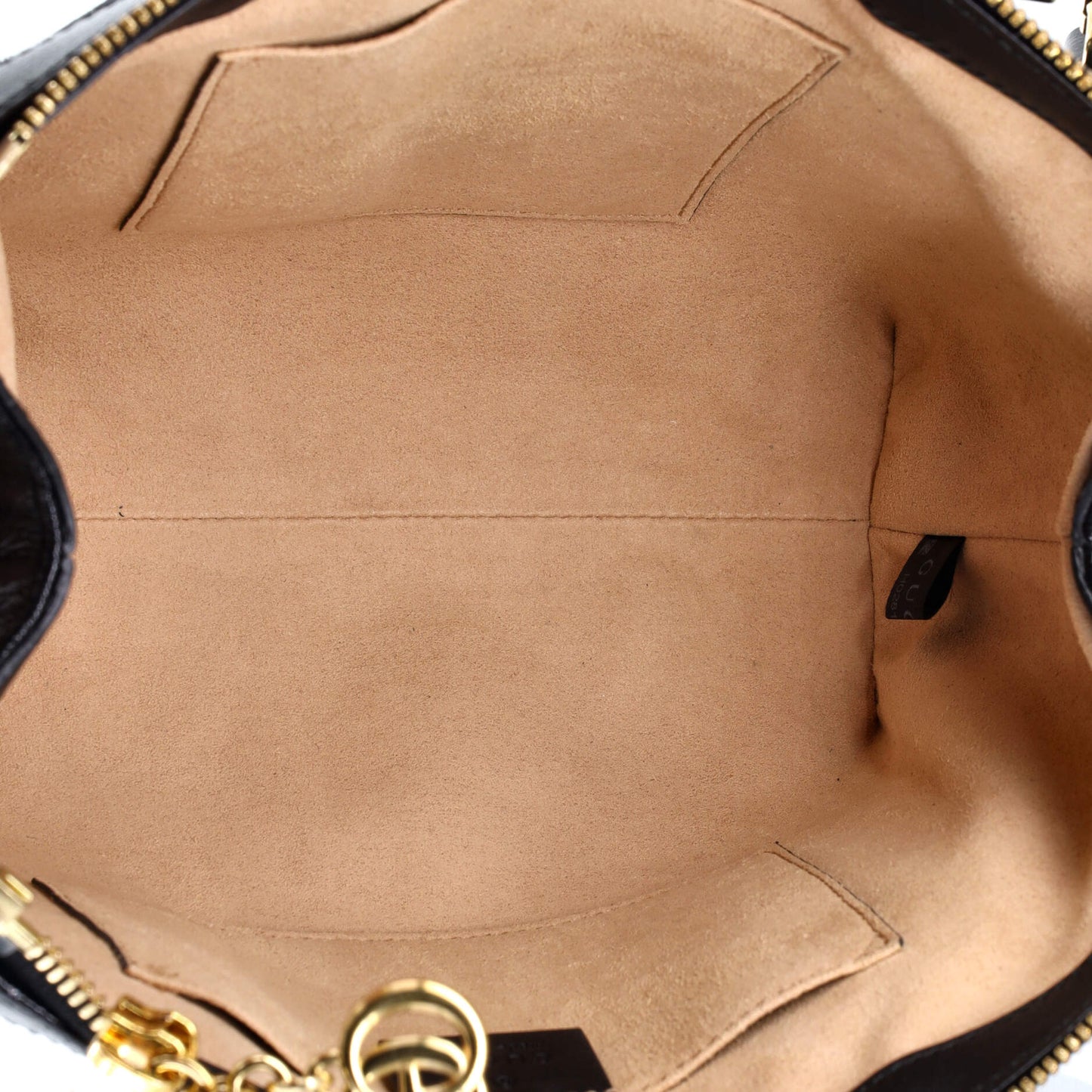 Ophidia Top Handle Tote Suede Small
