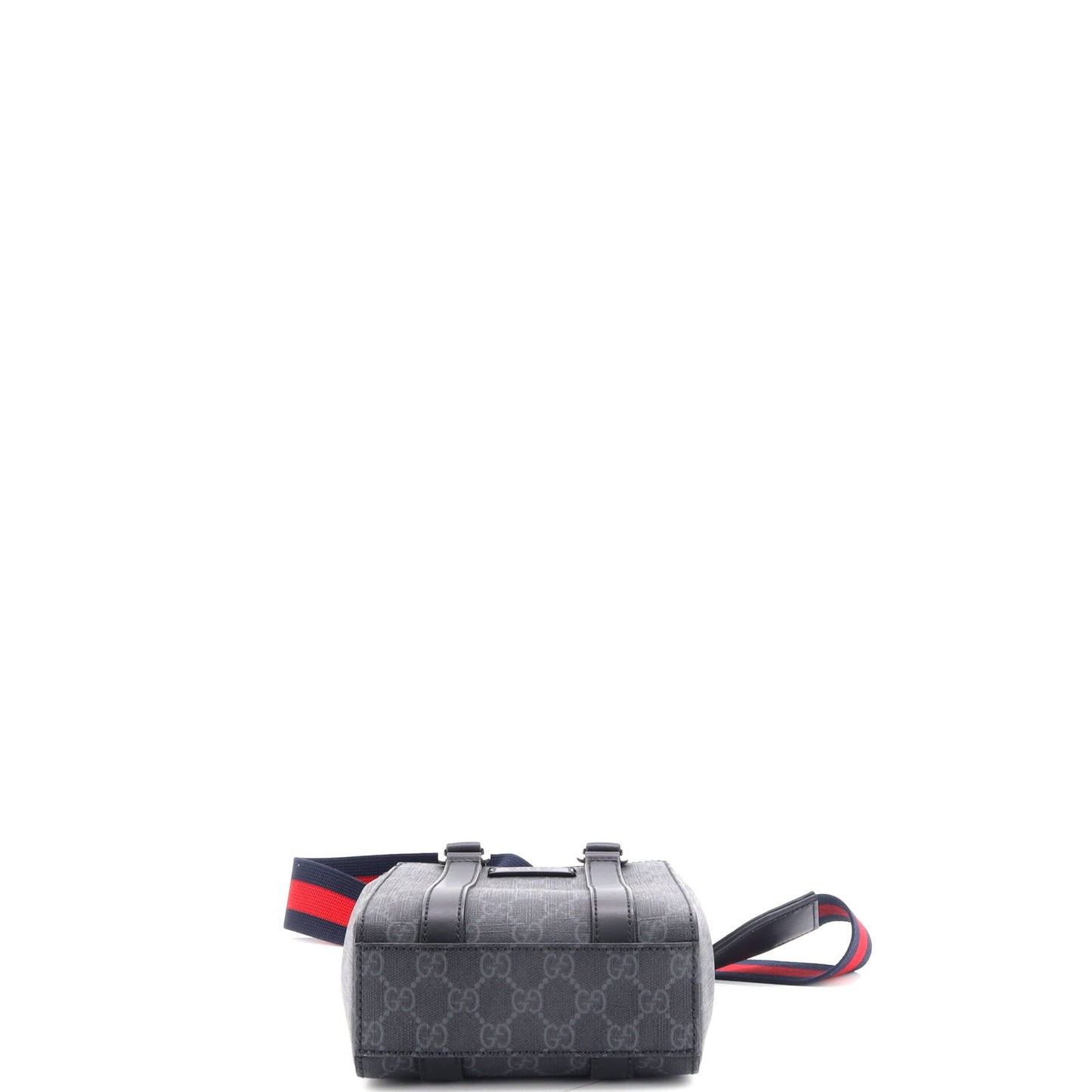 Convertible Web Open Tote GG Coated Canvas Mini