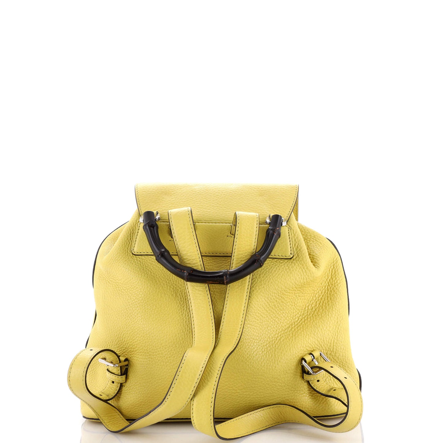 Bamboo Tassel Backpack Leather Medium
