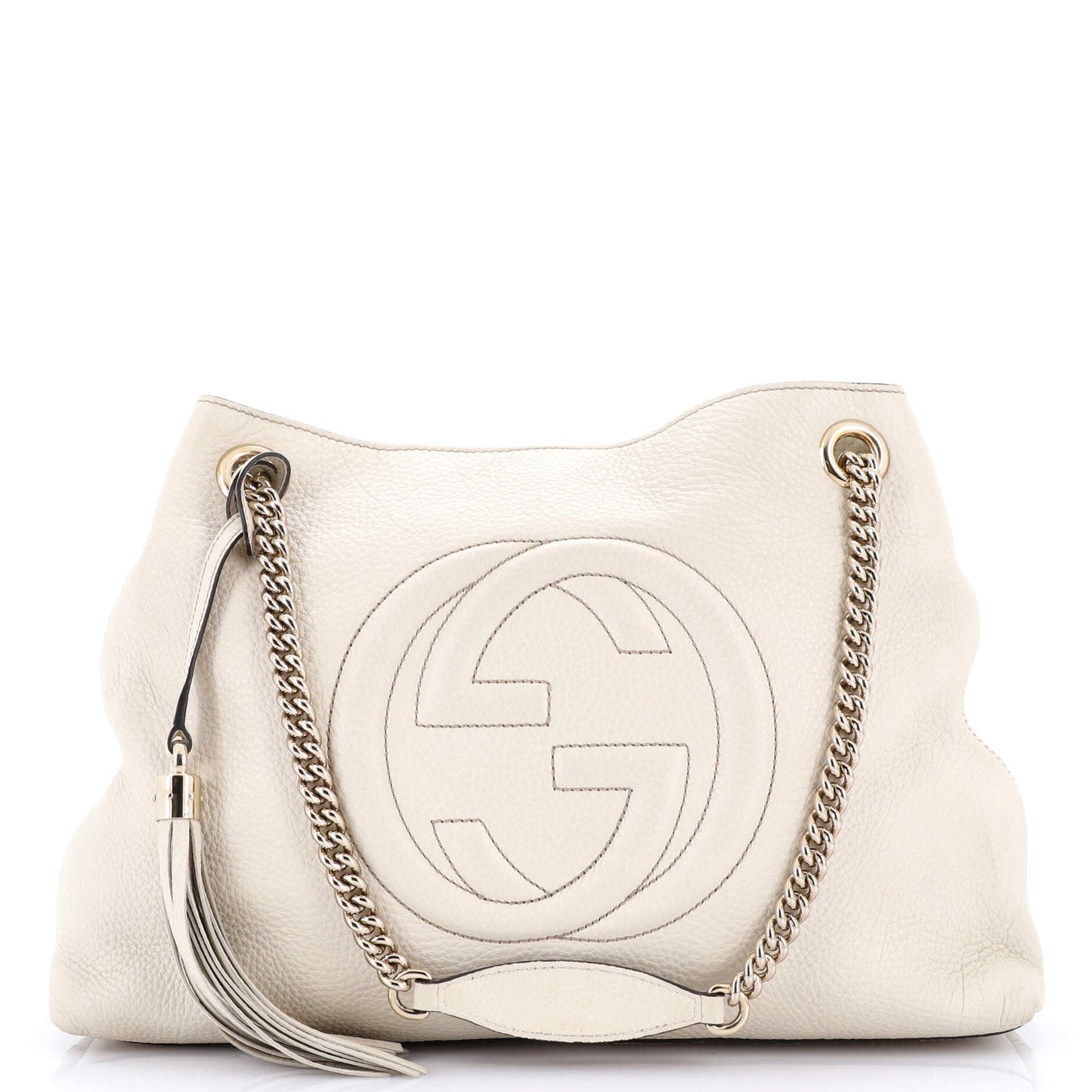 Soho Chain Strap Shoulder Bag Leather Medium