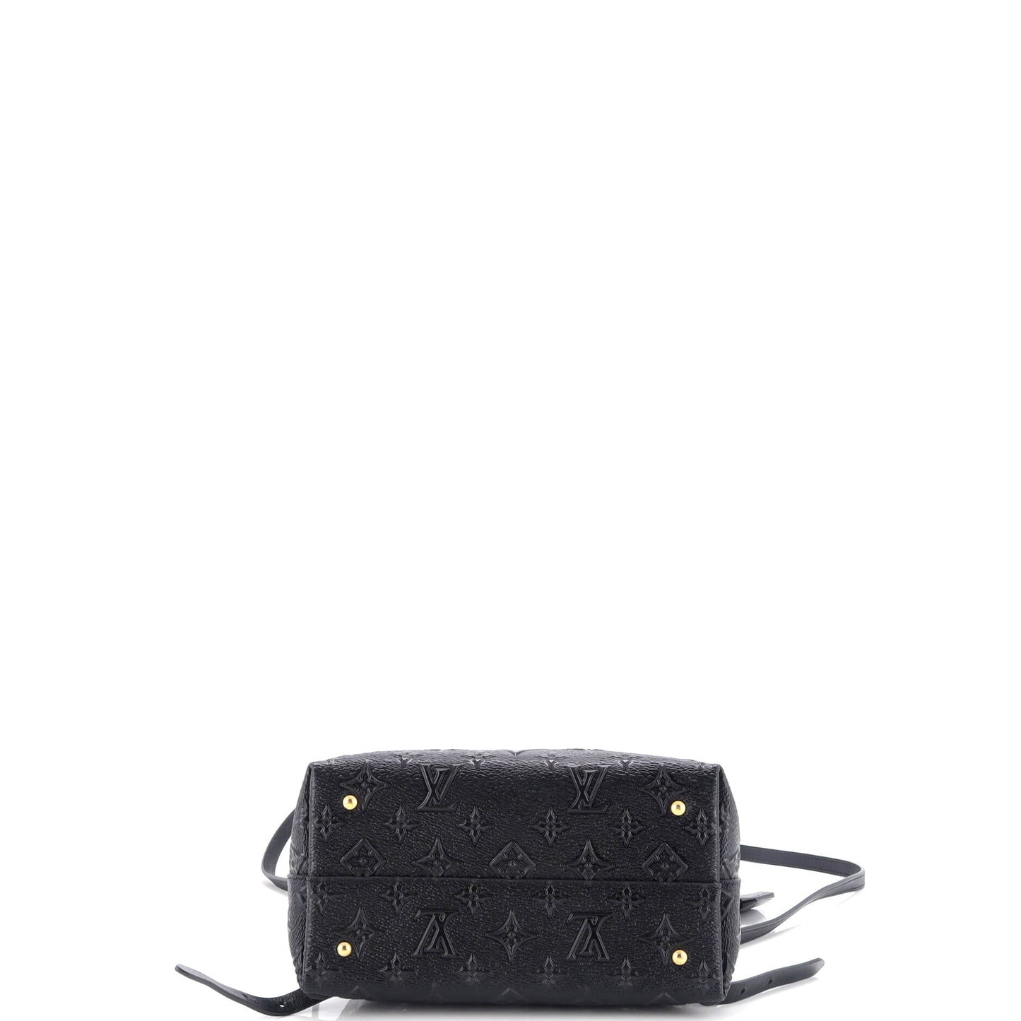 Moon Backpack Embossed Monogram Midnight Canvas