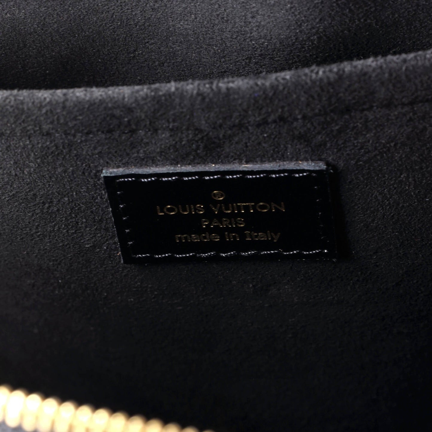 Moon Backpack Embossed Monogram Midnight Canvas