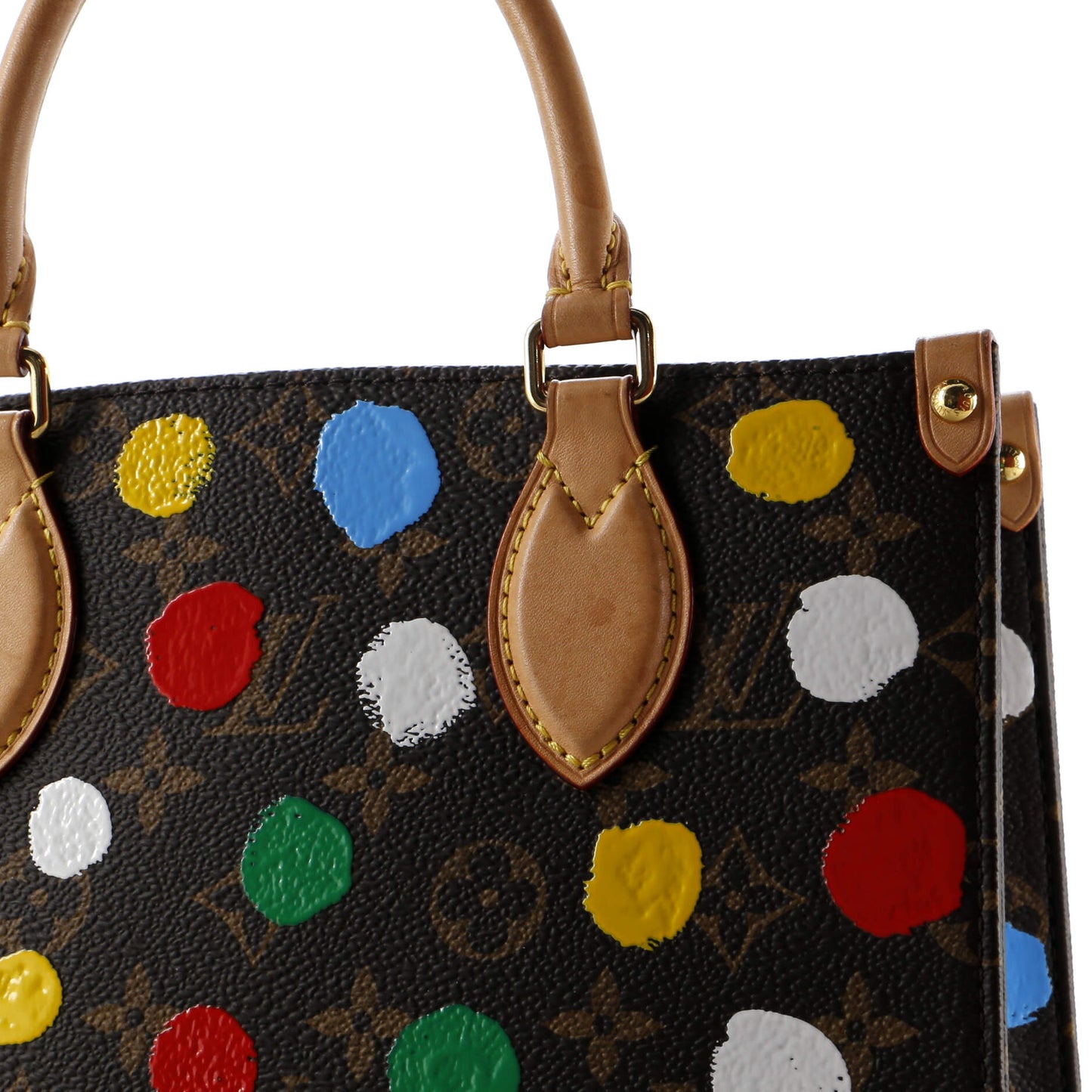OnTheGo Tote Yayoi Kusama Painted Dots Monogram Canvas PM