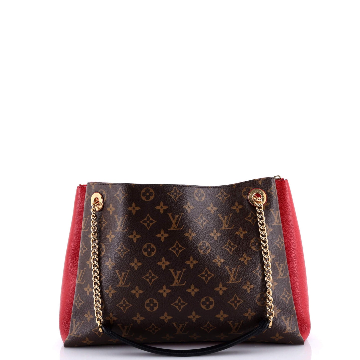 Surene Handbag Monogram Canvas with Leather MM
