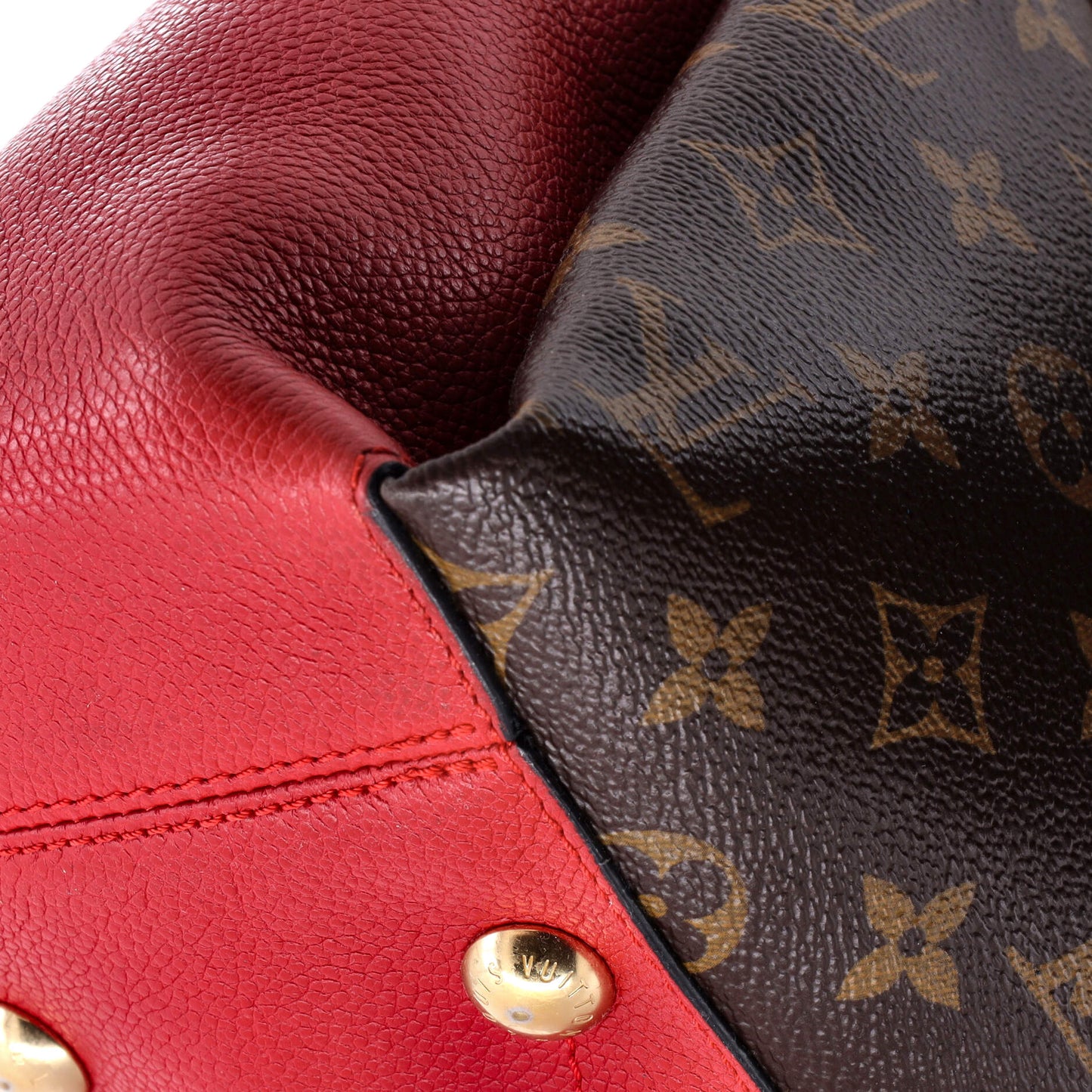 Surene Handbag Monogram Canvas with Leather MM