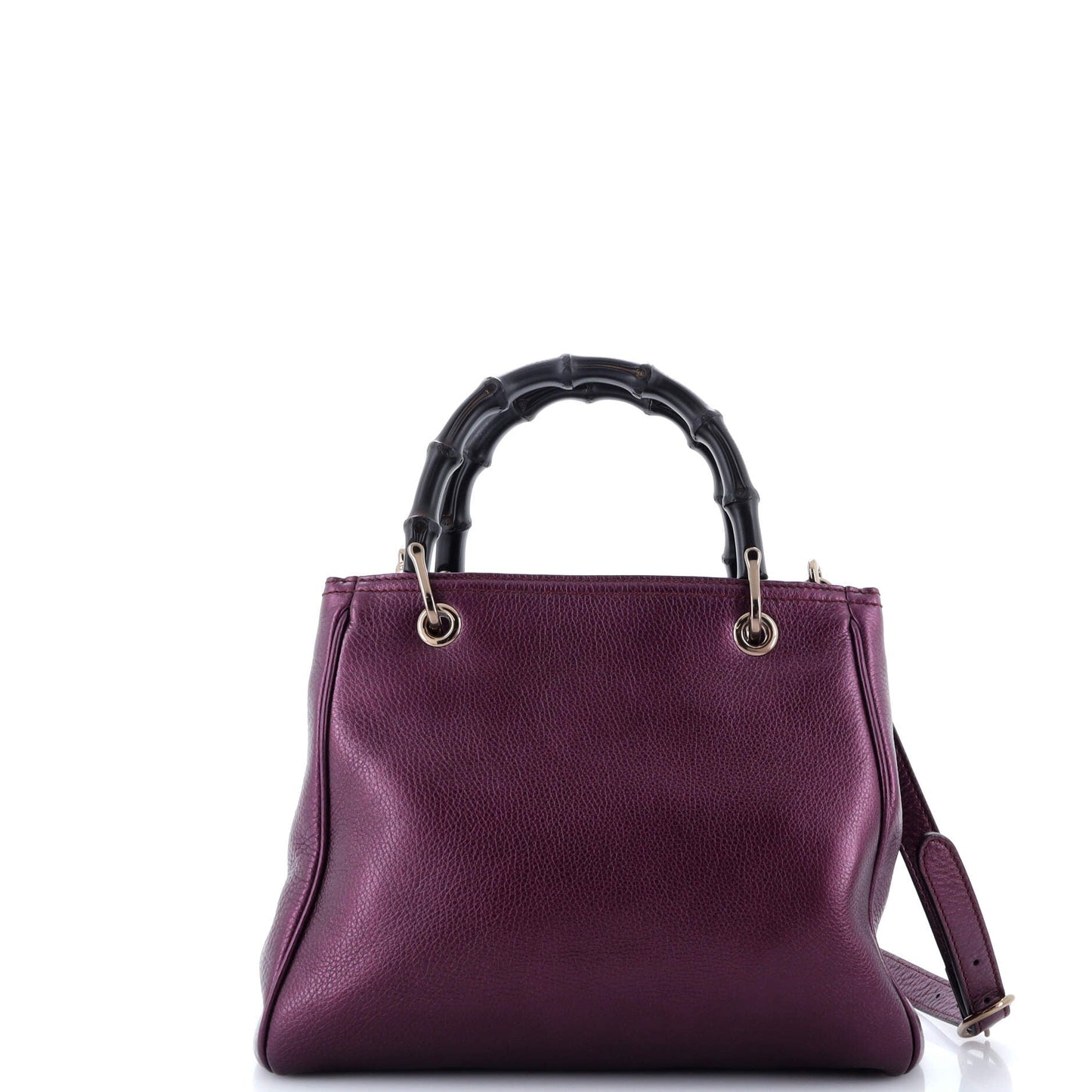 Bamboo Shopper Tote Leather Small