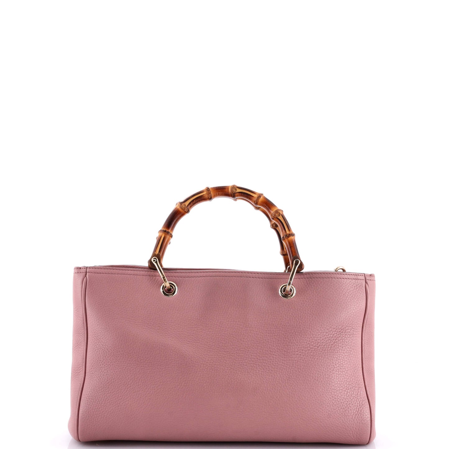Bamboo Shopper Tote Leather Medium