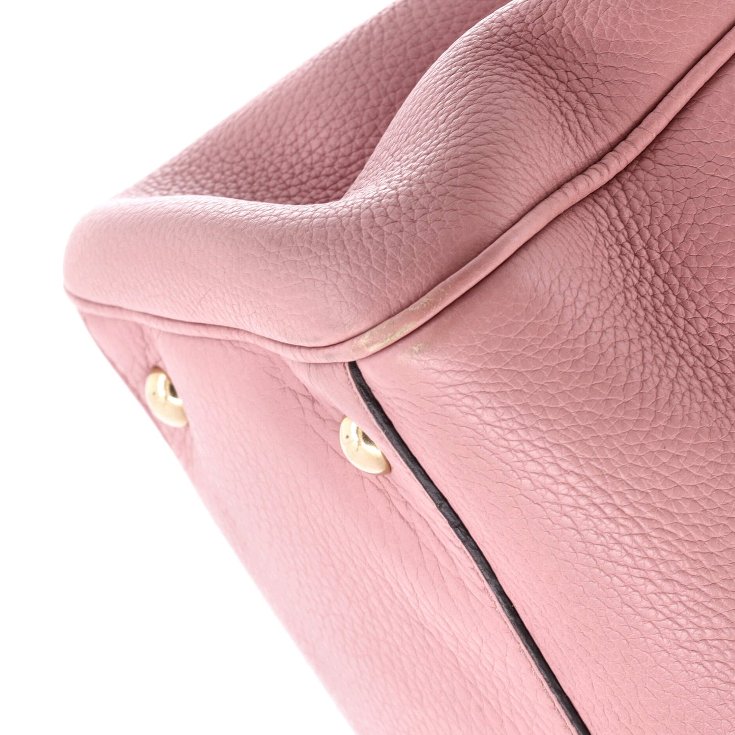 Bamboo Shopper Tote Leather Medium