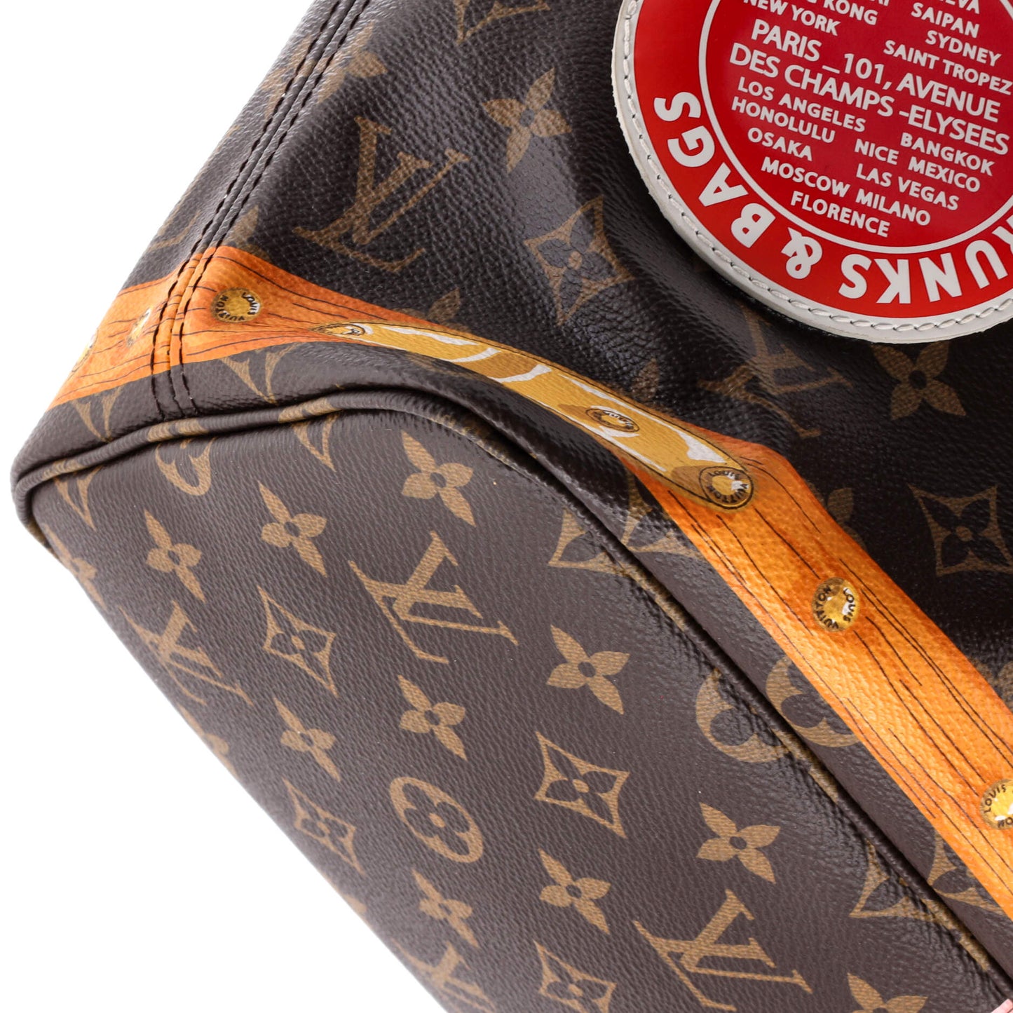 Neverfull NM Tote Limited Edition Summer Trunks Monogram Canvas MM