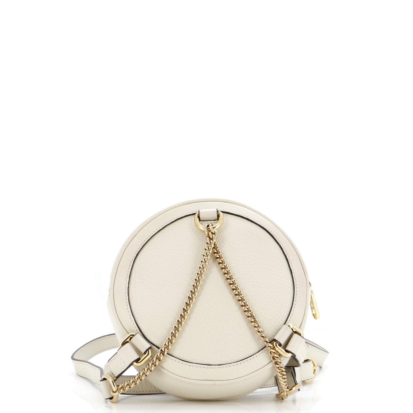 Ophidia Round Backpack Leather Mini