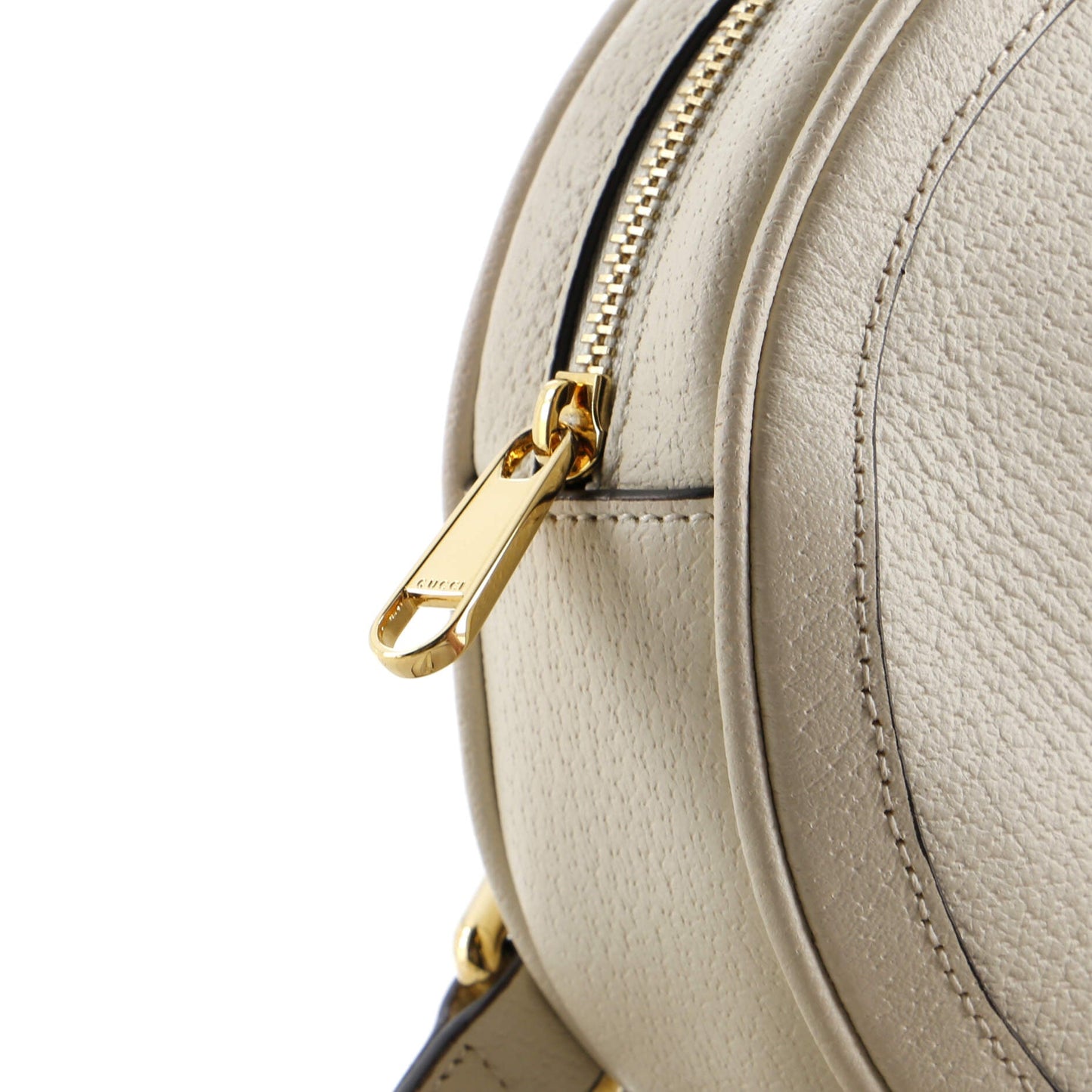 Ophidia Round Backpack Leather Mini