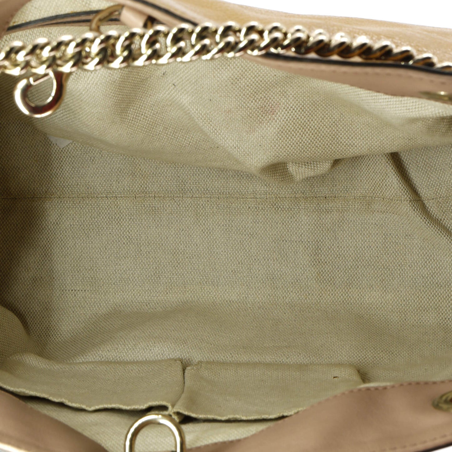 Soho Chain Strap Shoulder Bag Patent Medium