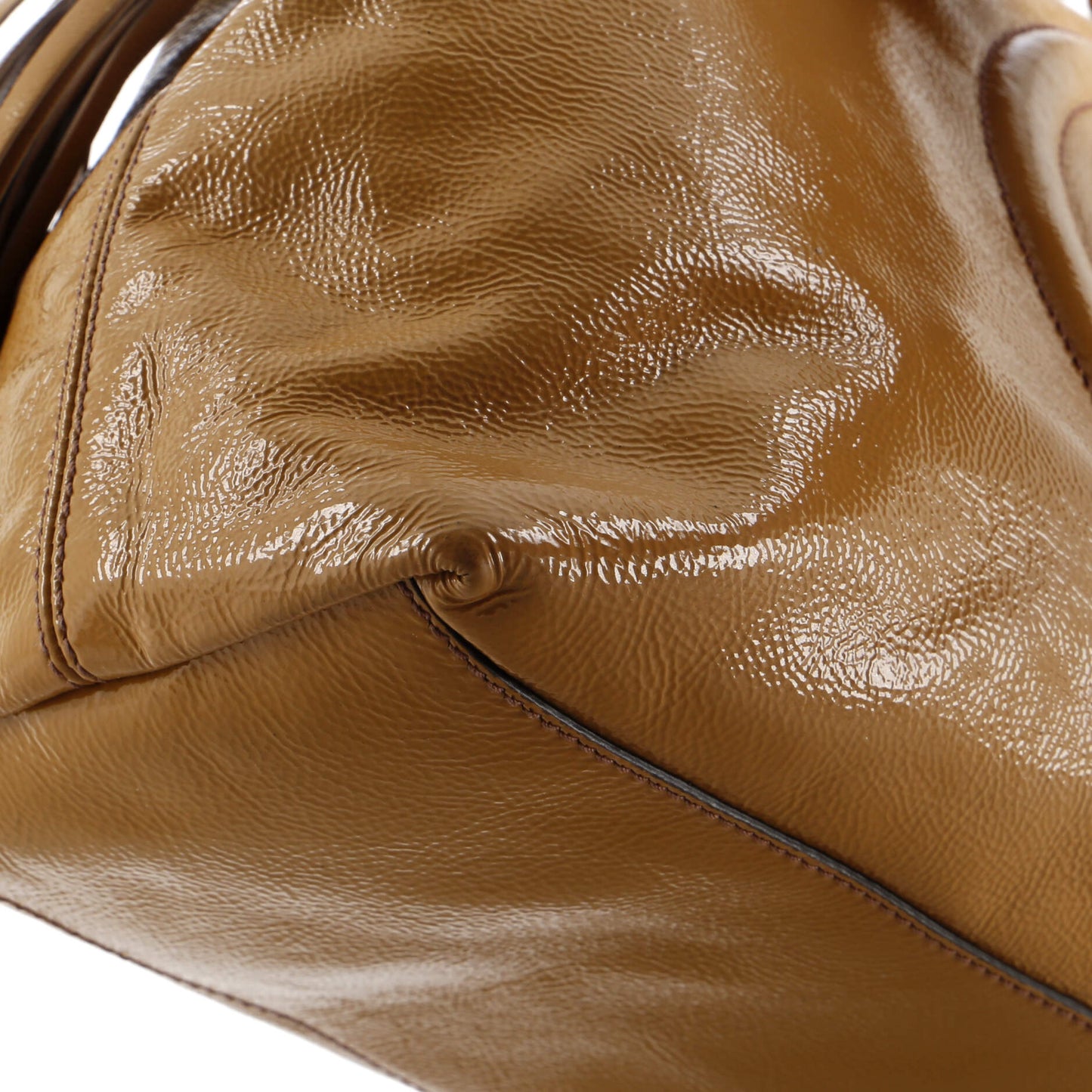 Soho Chain Strap Shoulder Bag Patent Medium