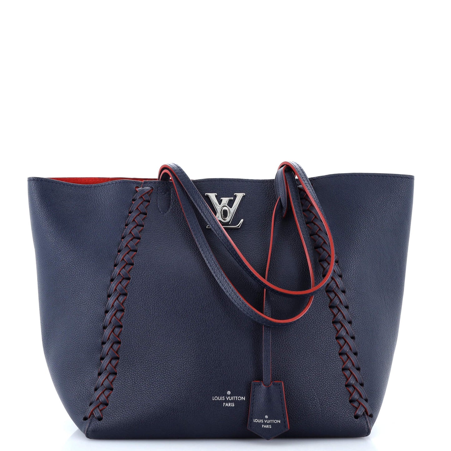 Lockme Cabas Braided Leather