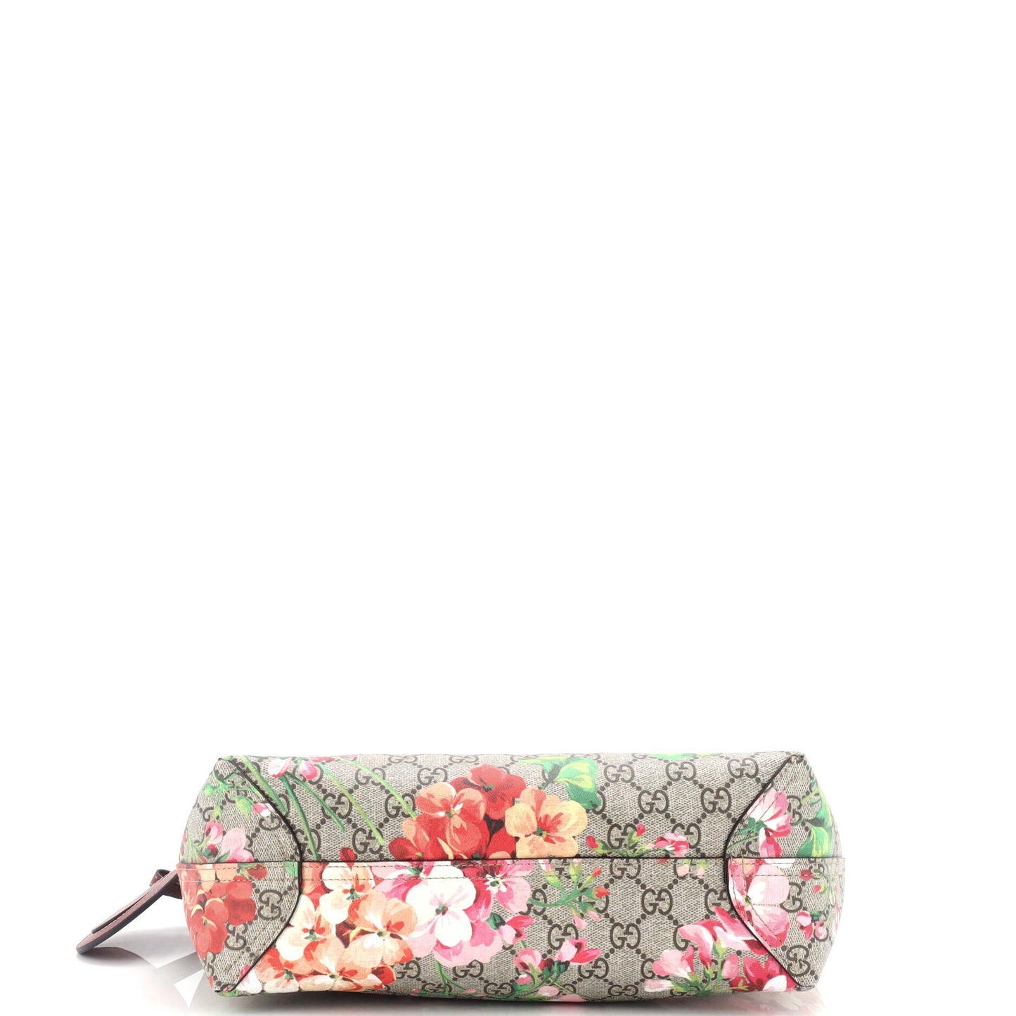 Reversible Tote Blooms Print Leather Small