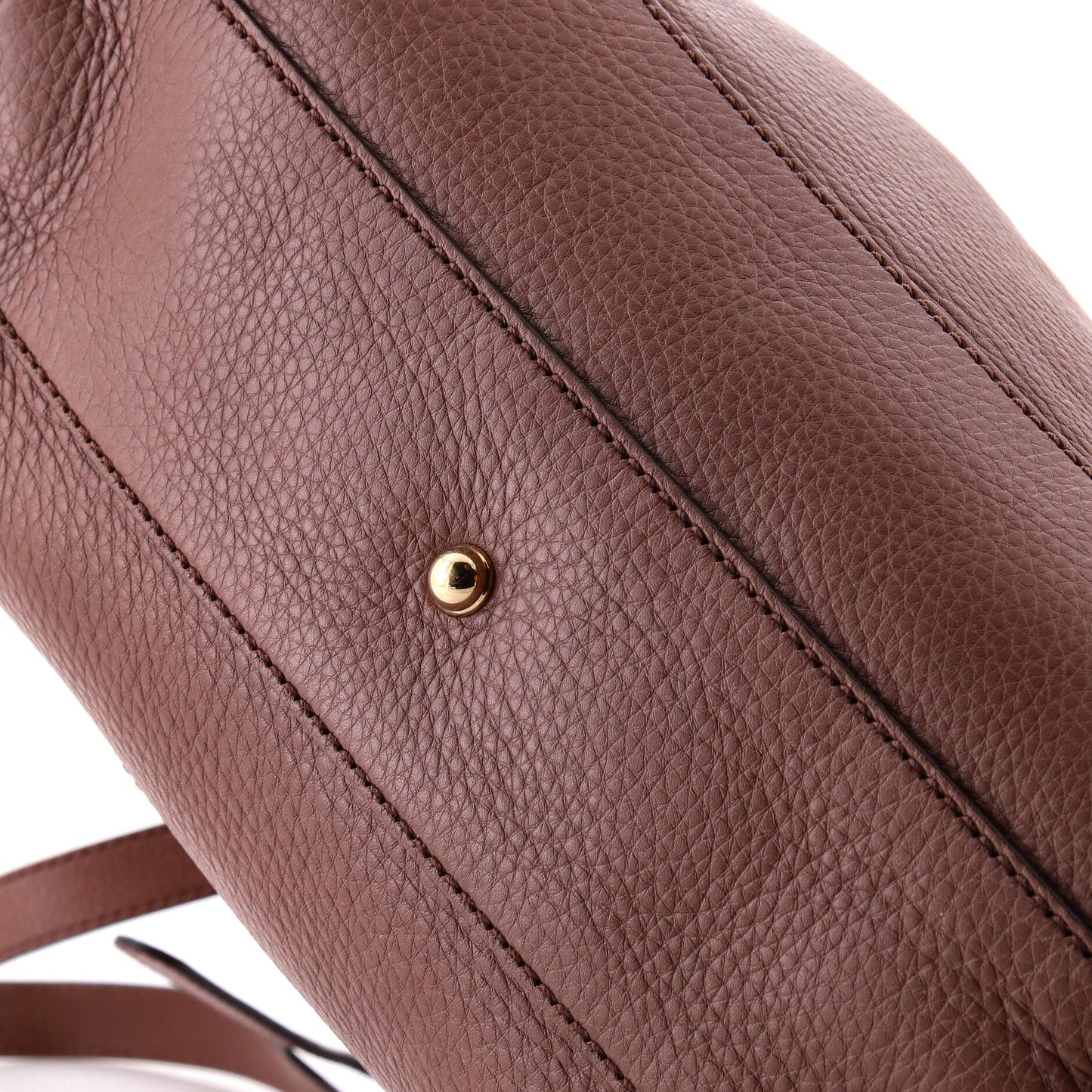 Bamboo Shopper Tote Leather Small