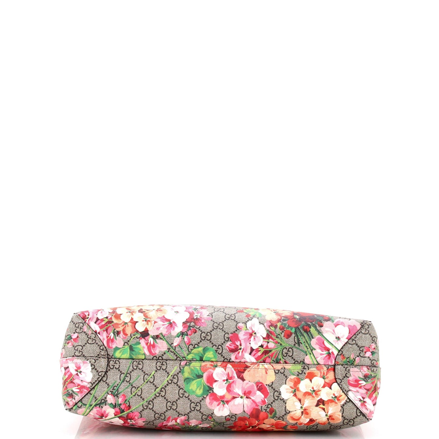Reversible Tote Blooms GG Print Leather Medium