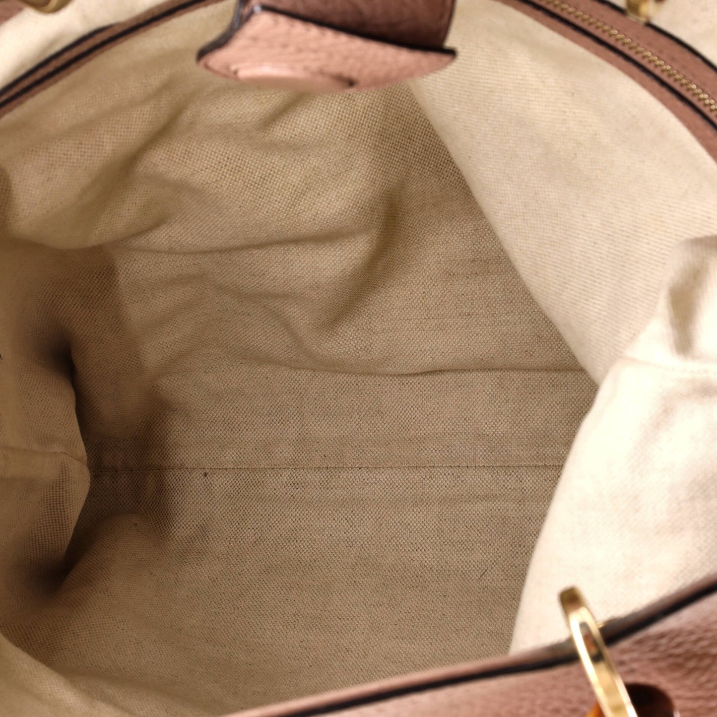 Bamboo Shopper Tote Leather Tall