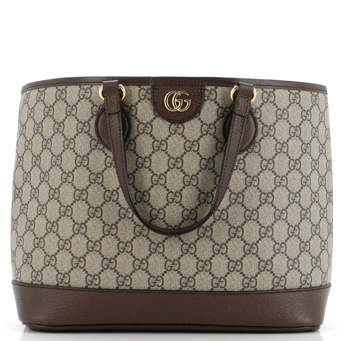 Ophidia Top Handle Shopping Tote GG Coated Canvas and Leather Small