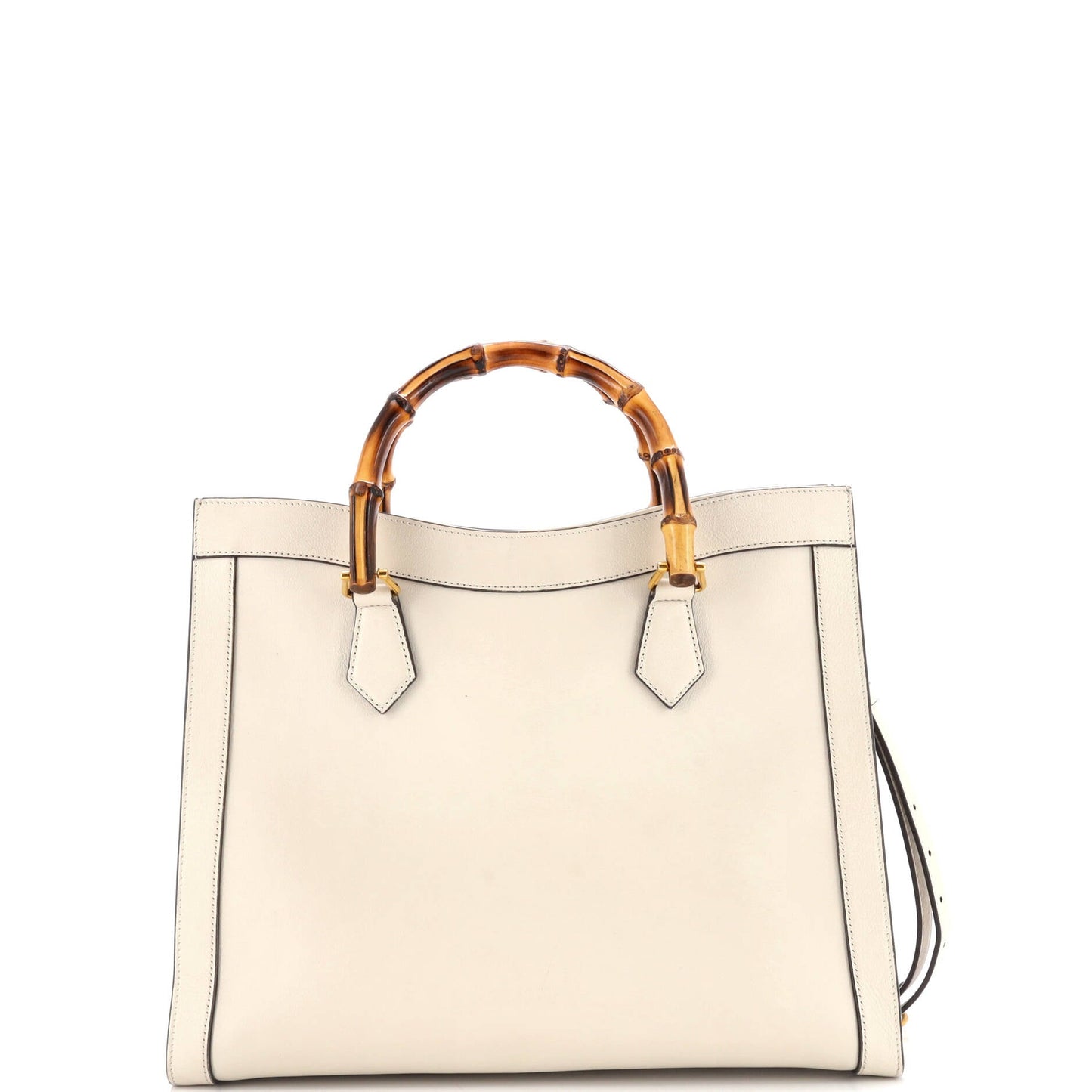 Diana NM Bamboo Handle Tote Leather Medium