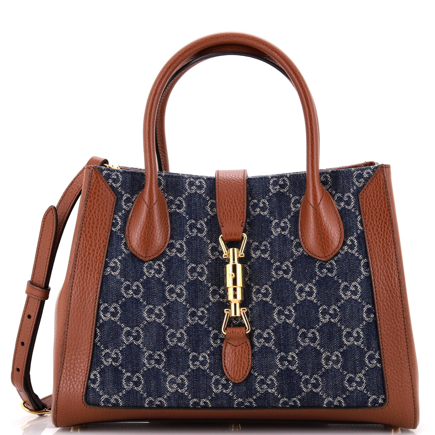 Jackie 1961 Tote GG Denim and Leather Medium