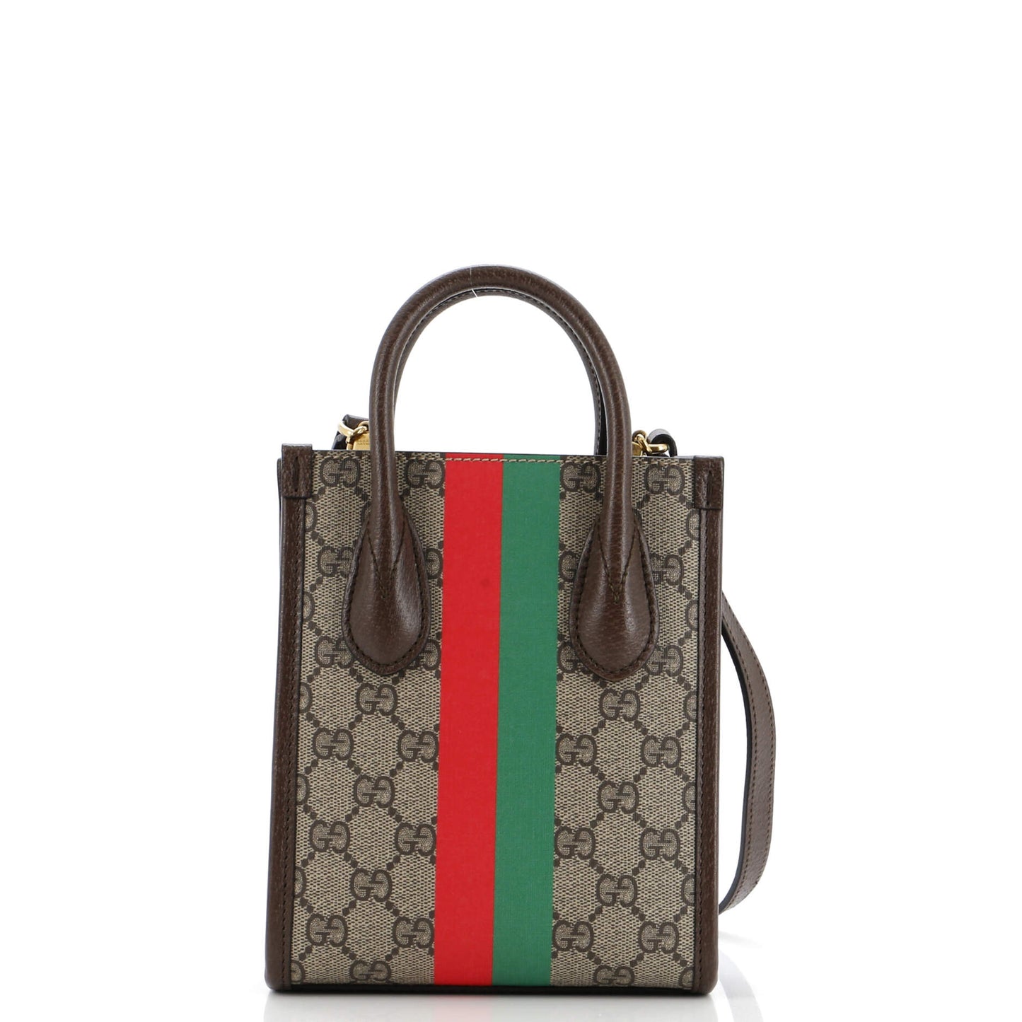 Interlocking G Patch Tote Printed GG Coated Canvas Mini