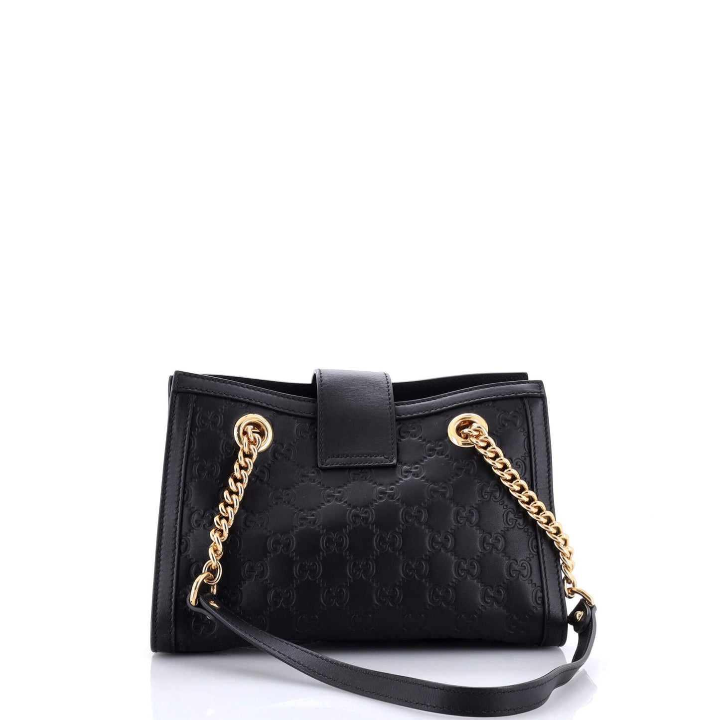 Padlock Chain Tote Guccissima Leather Small