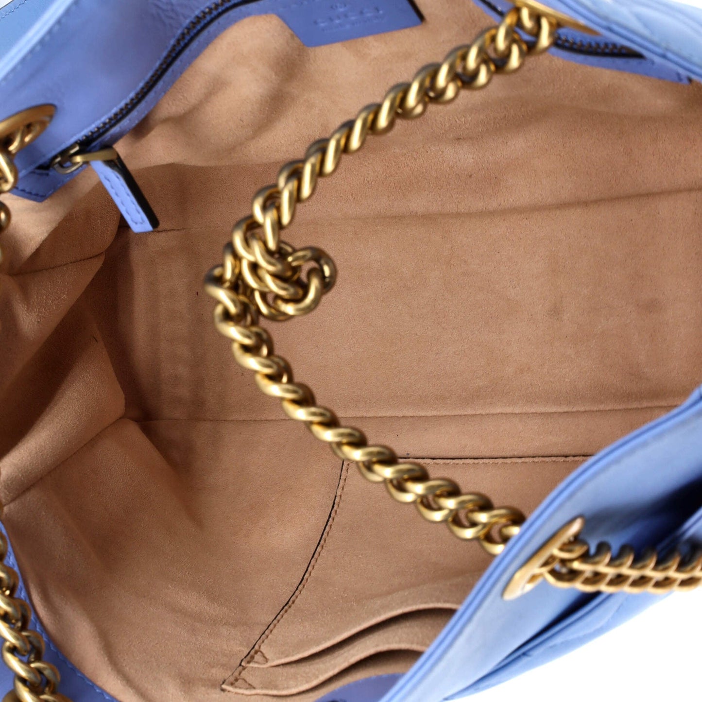 GG Marmont Chain Tote Matelasse Leather Medium