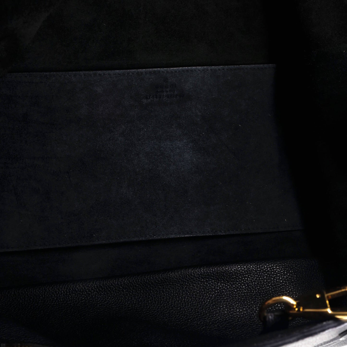 Logo Tote Embossed Leather Large