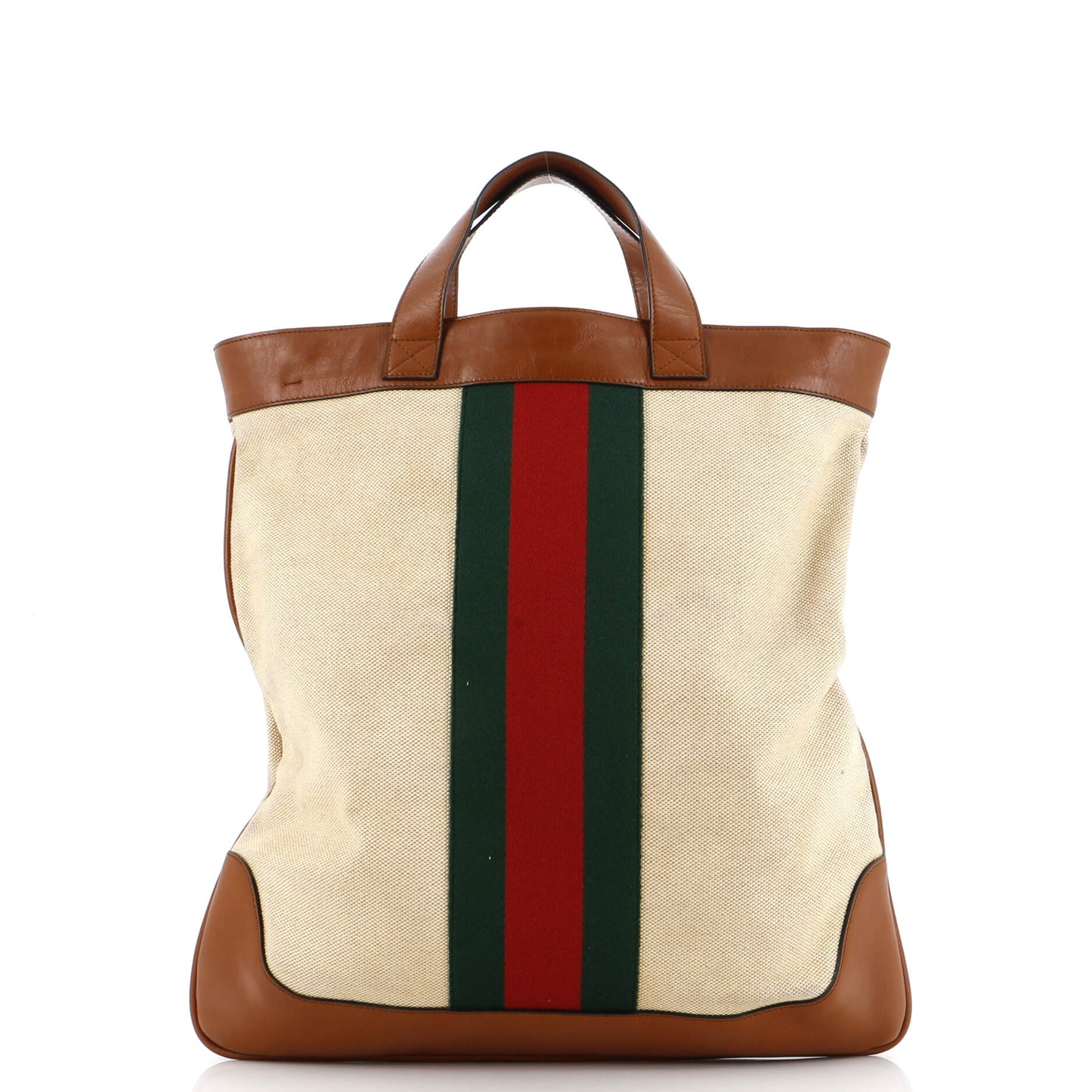Shopping Tote Vintage Web Canvas Large