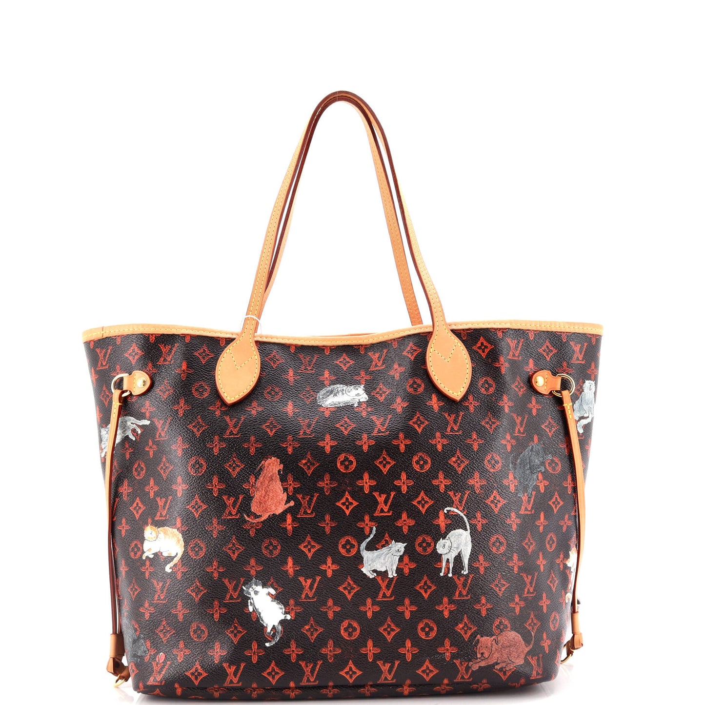 Neverfull NM Tote Limited Edition Grace Coddington Catogram Canvas MM