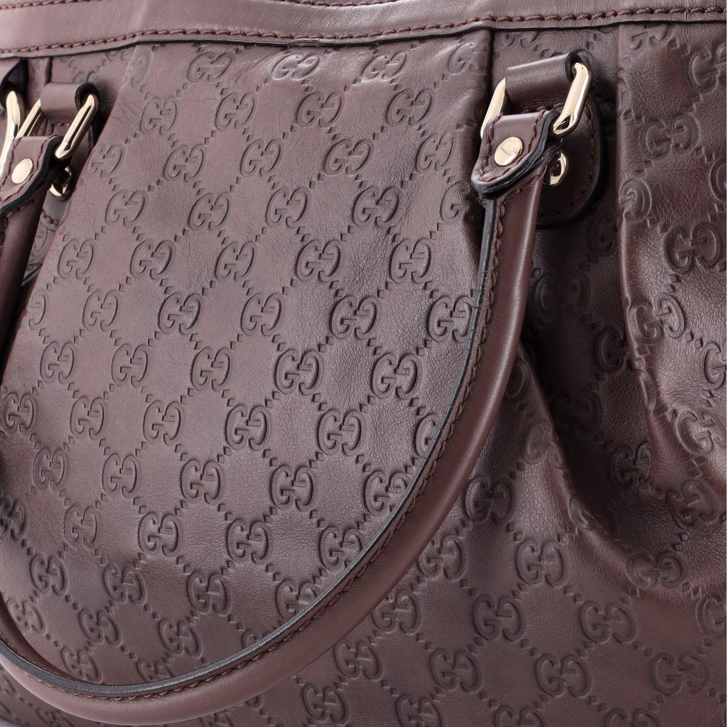 Sukey Top Handle Tote Guccissima Leather Medium