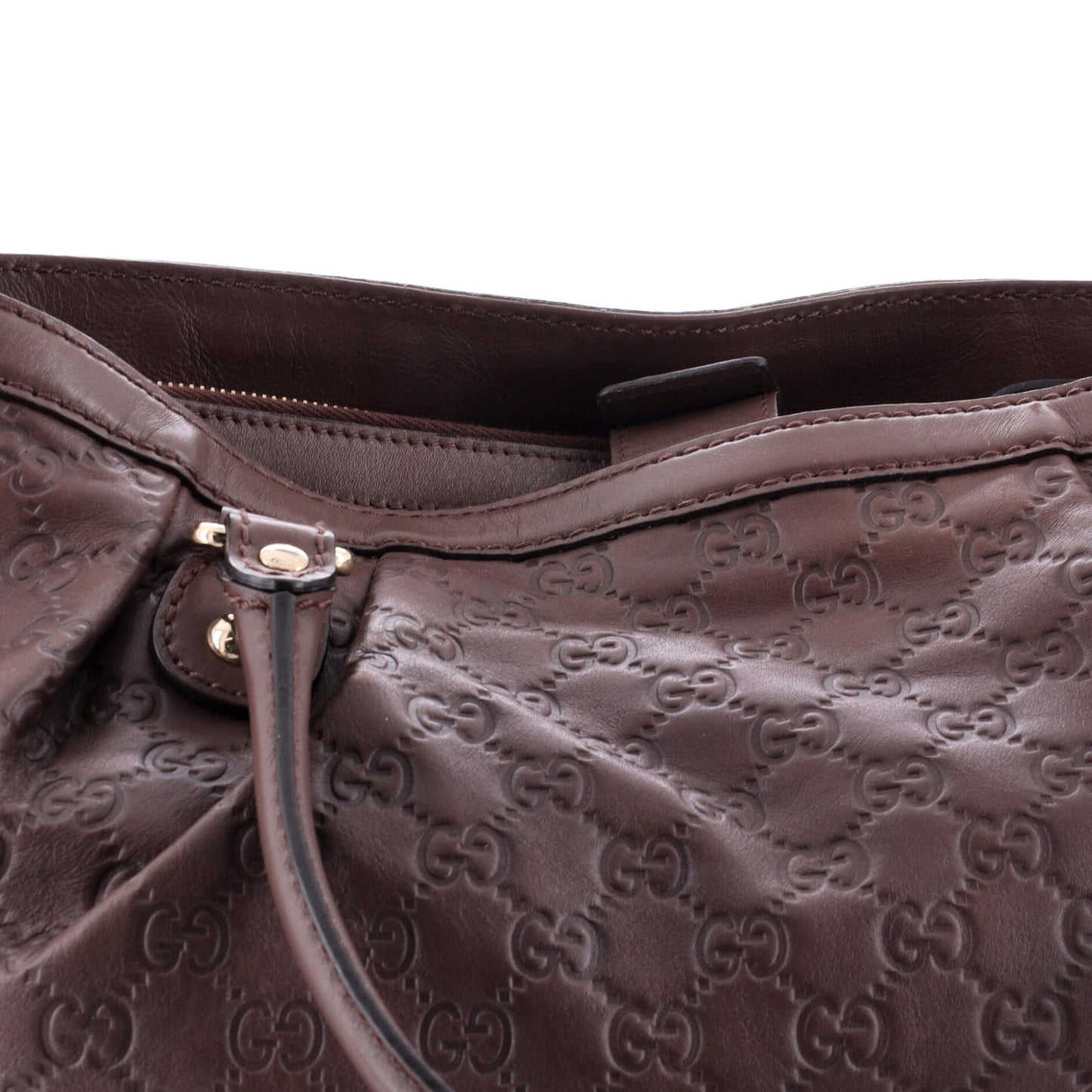 Sukey Top Handle Tote Guccissima Leather Medium