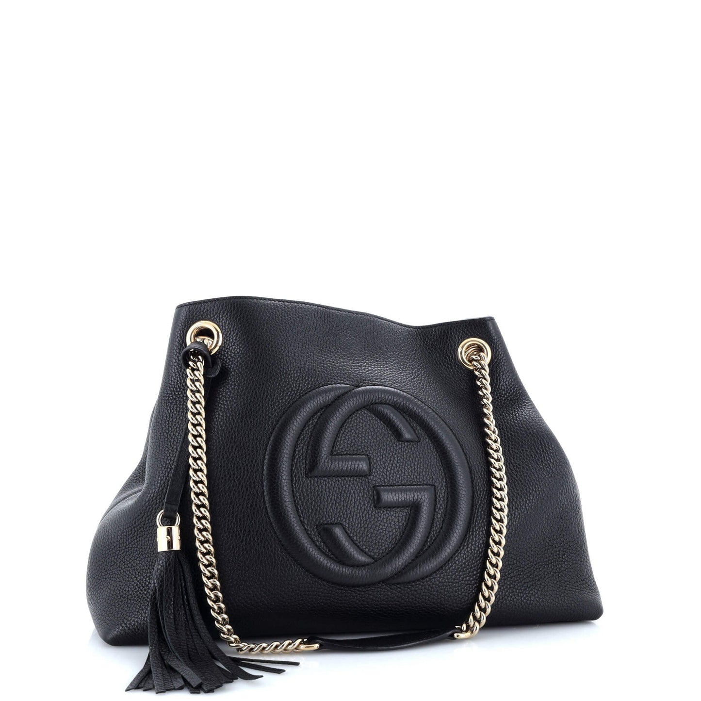 Soho Chain Strap Shoulder Bag Leather Medium