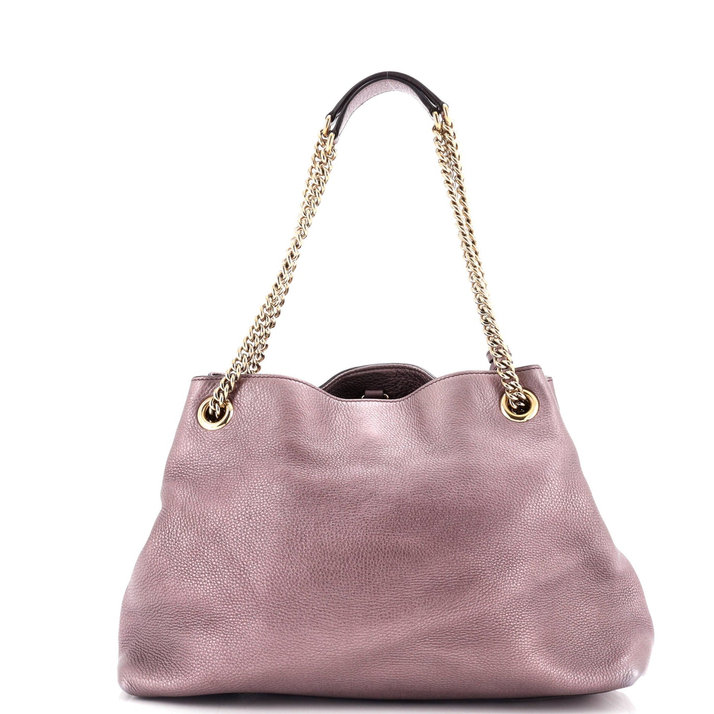 Soho Chain Strap Shoulder Bag Leather Medium
