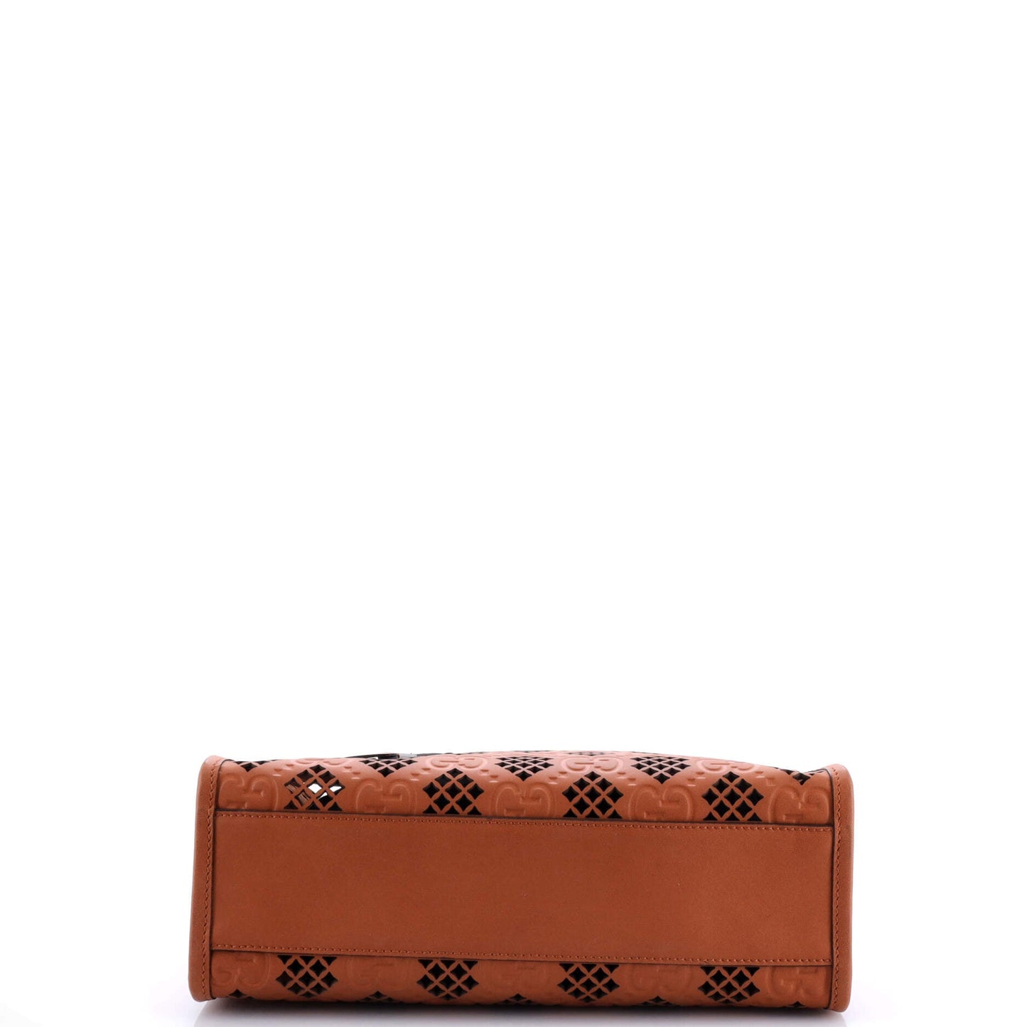 Convertible Tote GG Debossed Laser Cut Leather Small